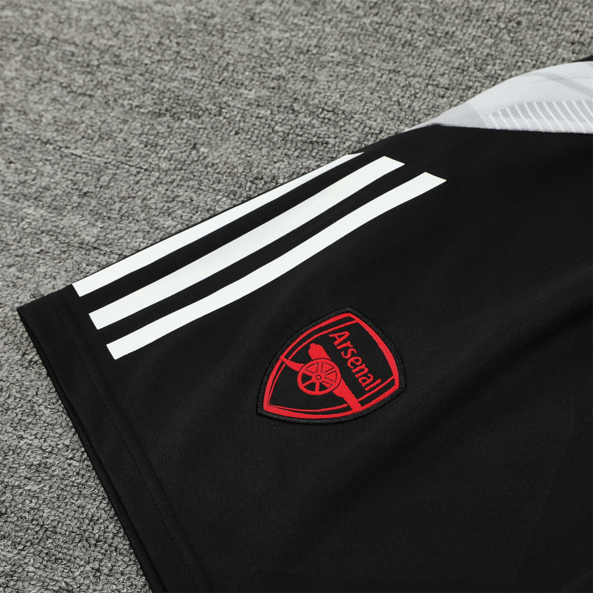 ManixJersey.com | Arsenal 24-25 Short-Sleeve Training Set - Black -Customize Name, Number and Patch | Worldwide Shipping