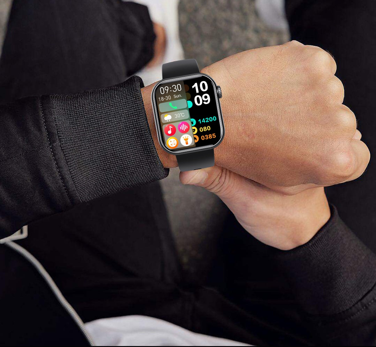 Bearscome BCF57 Blood Sugar Blood Pressure Heart Rate Blood oxygen Sleep Monitoring Waterproof Smartwatch 53 F57 18 f2adf176 c32d 4269 bf05 8947d2efda66