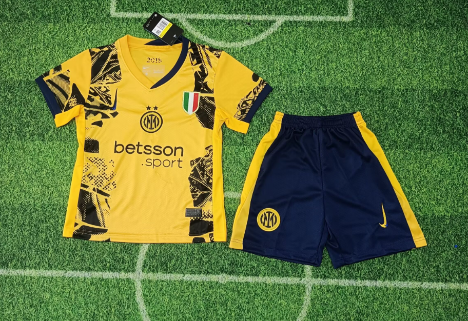 24/25 Inter Milan Third Away Football Shirt Kids Size Suit-mysite Custom Football Kit- Nextkits