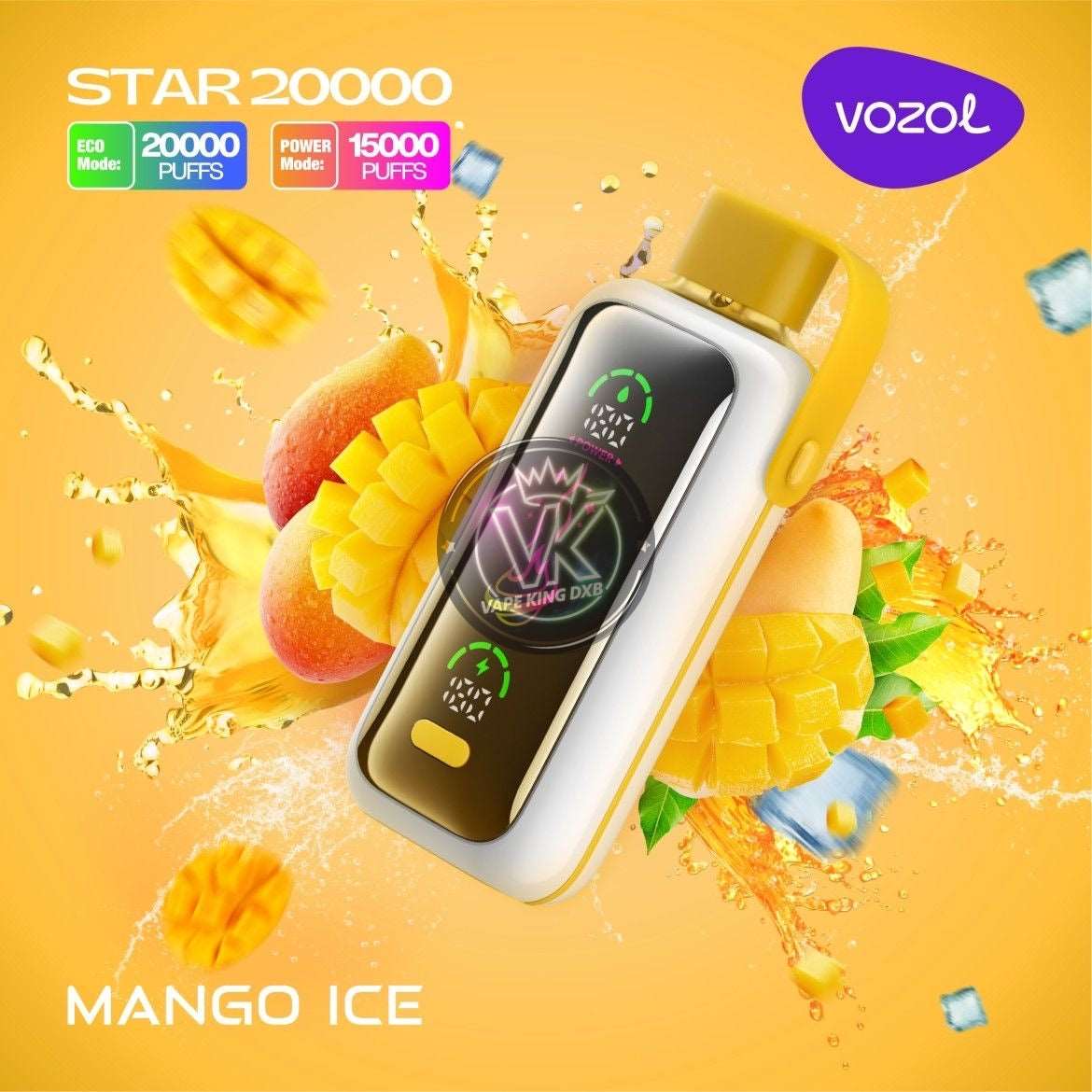  Vozol Star 20000 Puffs 5% Nicotine Disposable Vape - Dual Power Mode  vpae005 vapeing vape