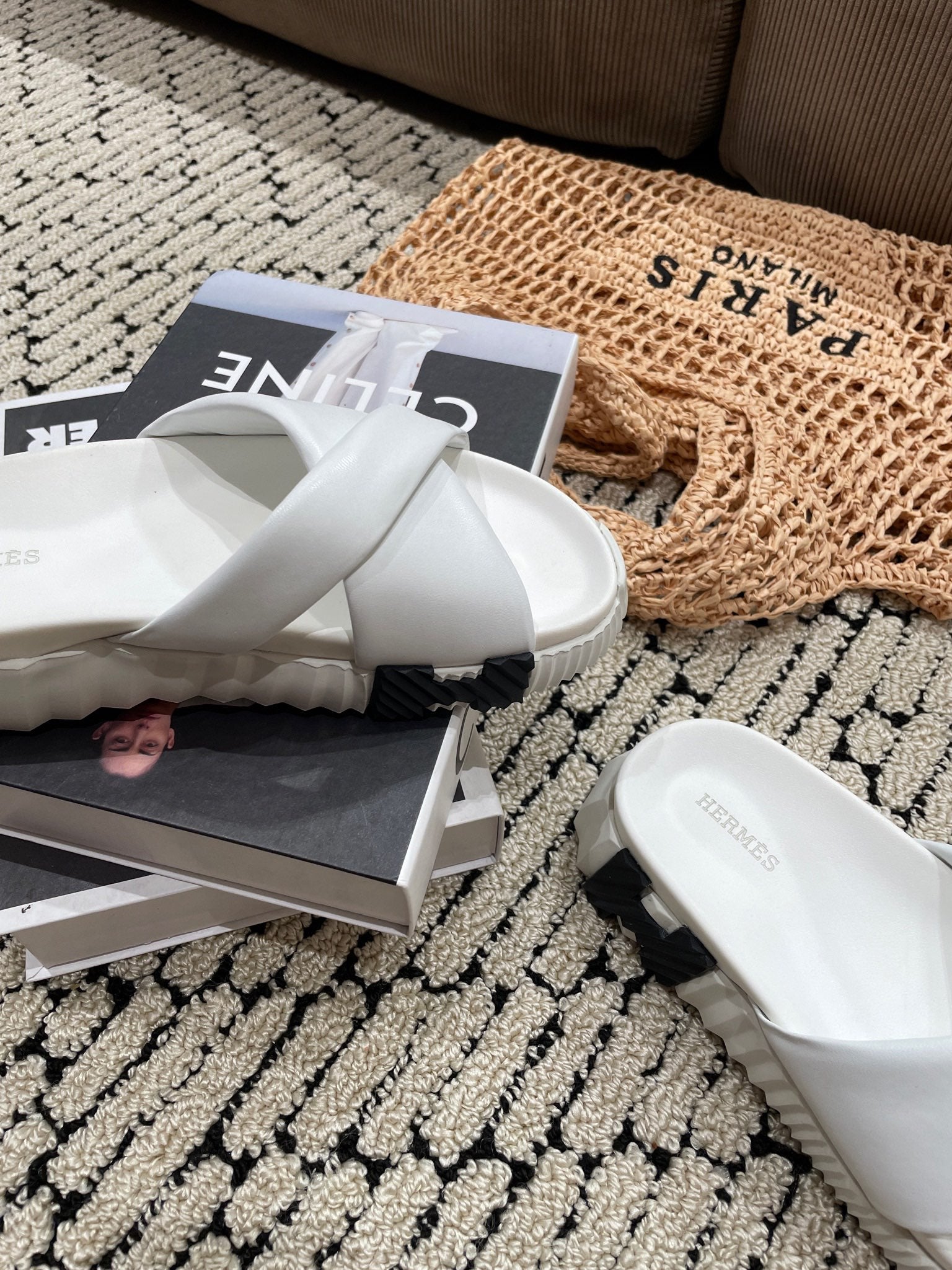 INFRA SANDAL WHITE CALFSKIN、mysite、Cacoeks