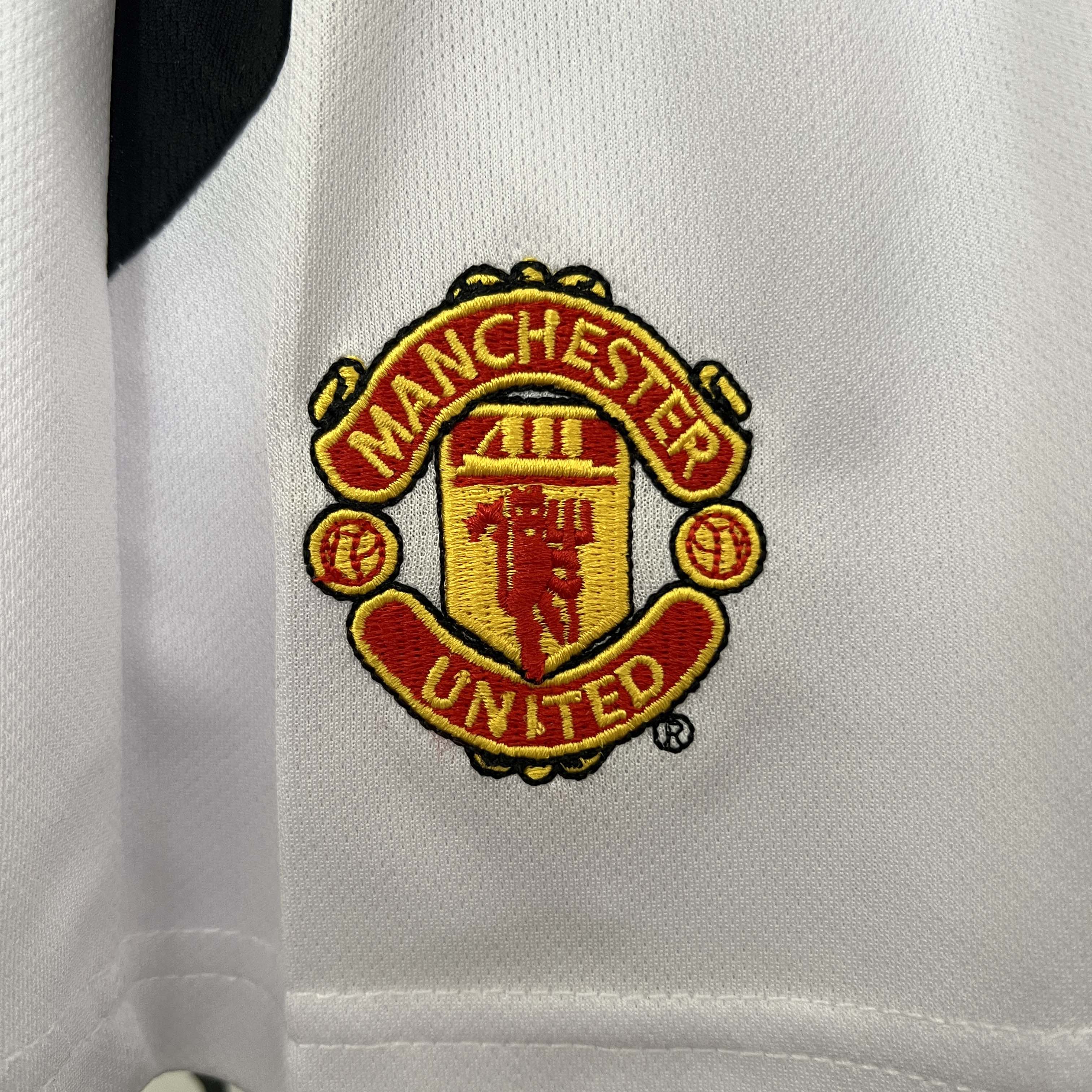 2002/2004 Retro Manchester United Home Football Shirt 1:1 Thai Quality Kids Size:football jersey mysite: unitedjerseyfootball 邓江浪:football