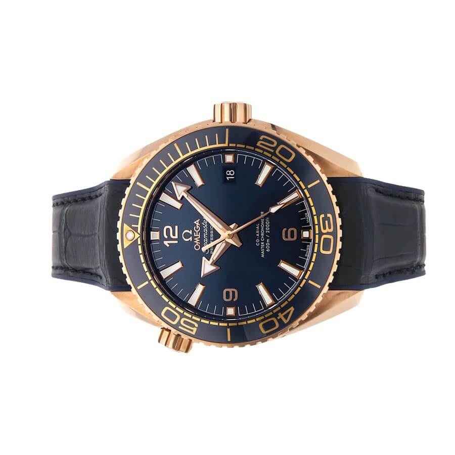 omega seamaster planet ocean steel 215 63 44 21 03 001 blue dial replica