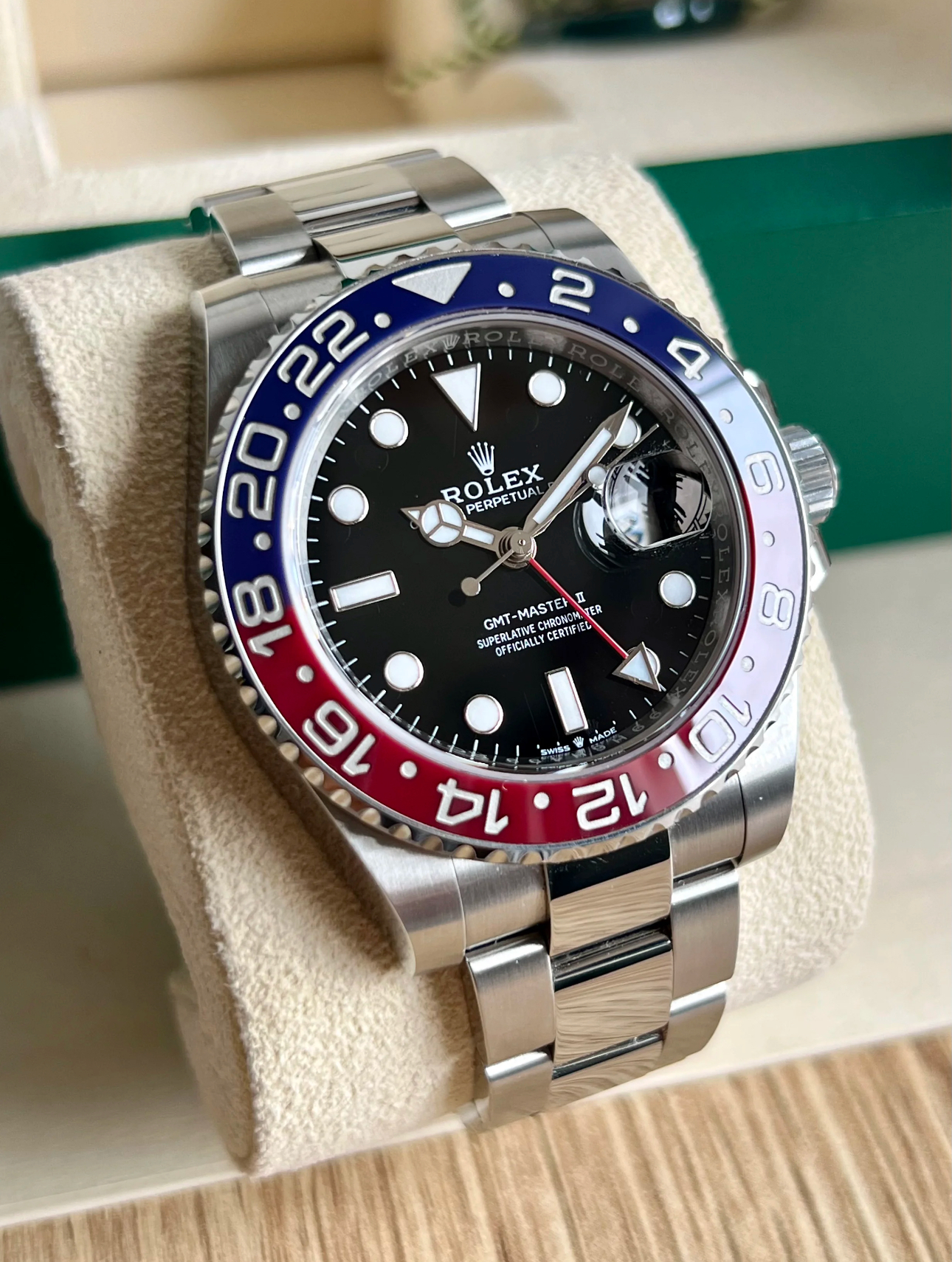 Rolex GMT Masterl Pepsi Super CloneSwiss Replica Watch Ref 126710BLRO3285 Swiss Movement