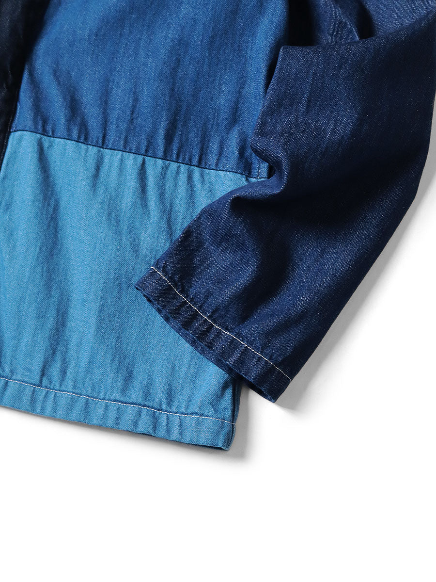 KAPITAL 8oz Denim 4TONE KAKASHI Shirt  EK-758LSA 