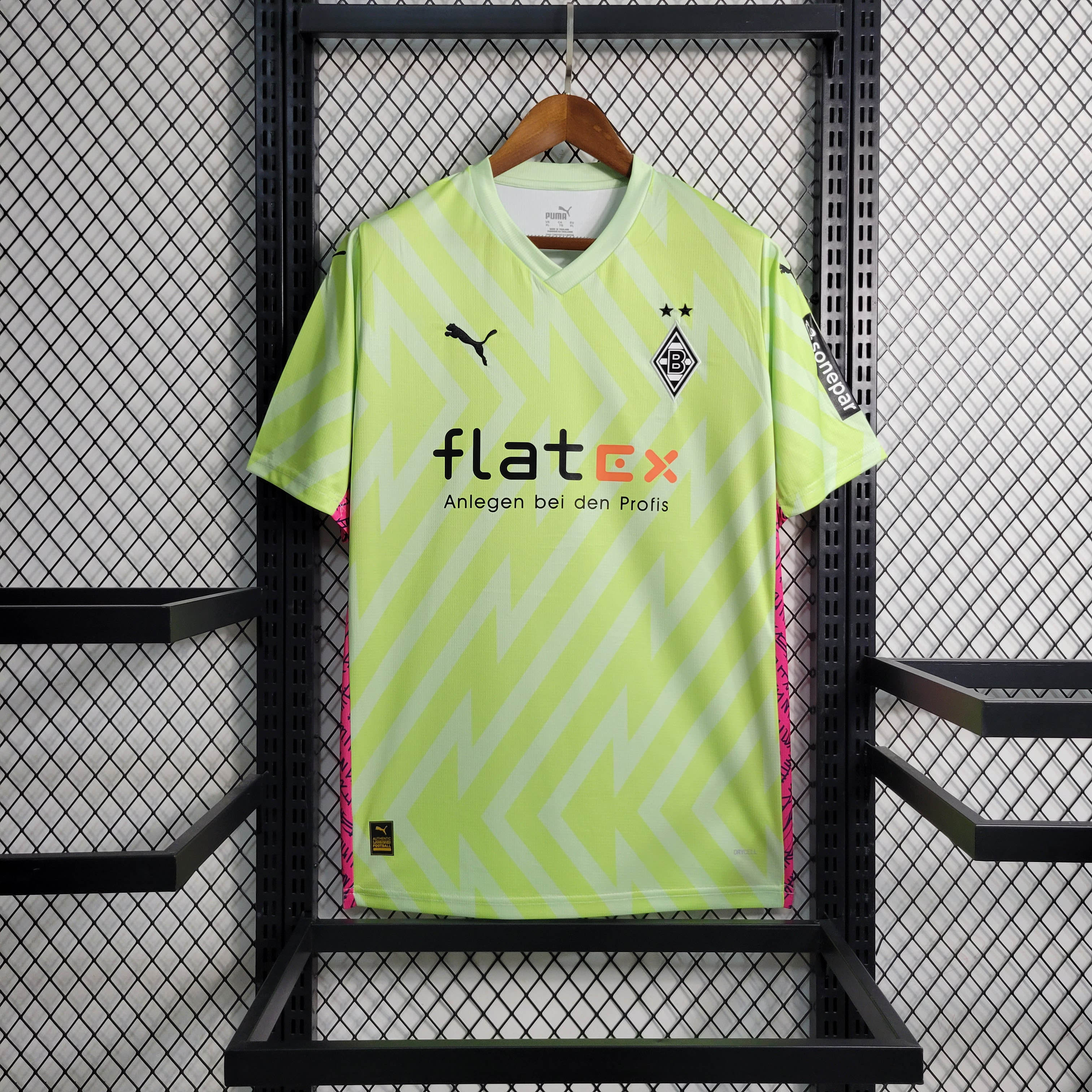 2023/2024 Borussia Mönchengladbach Goalkeeper Fluorescent Green Football Jersey 1:1 Thai Quality:football jersey mysite: unitedjerseyfootball 邓江浪:football
