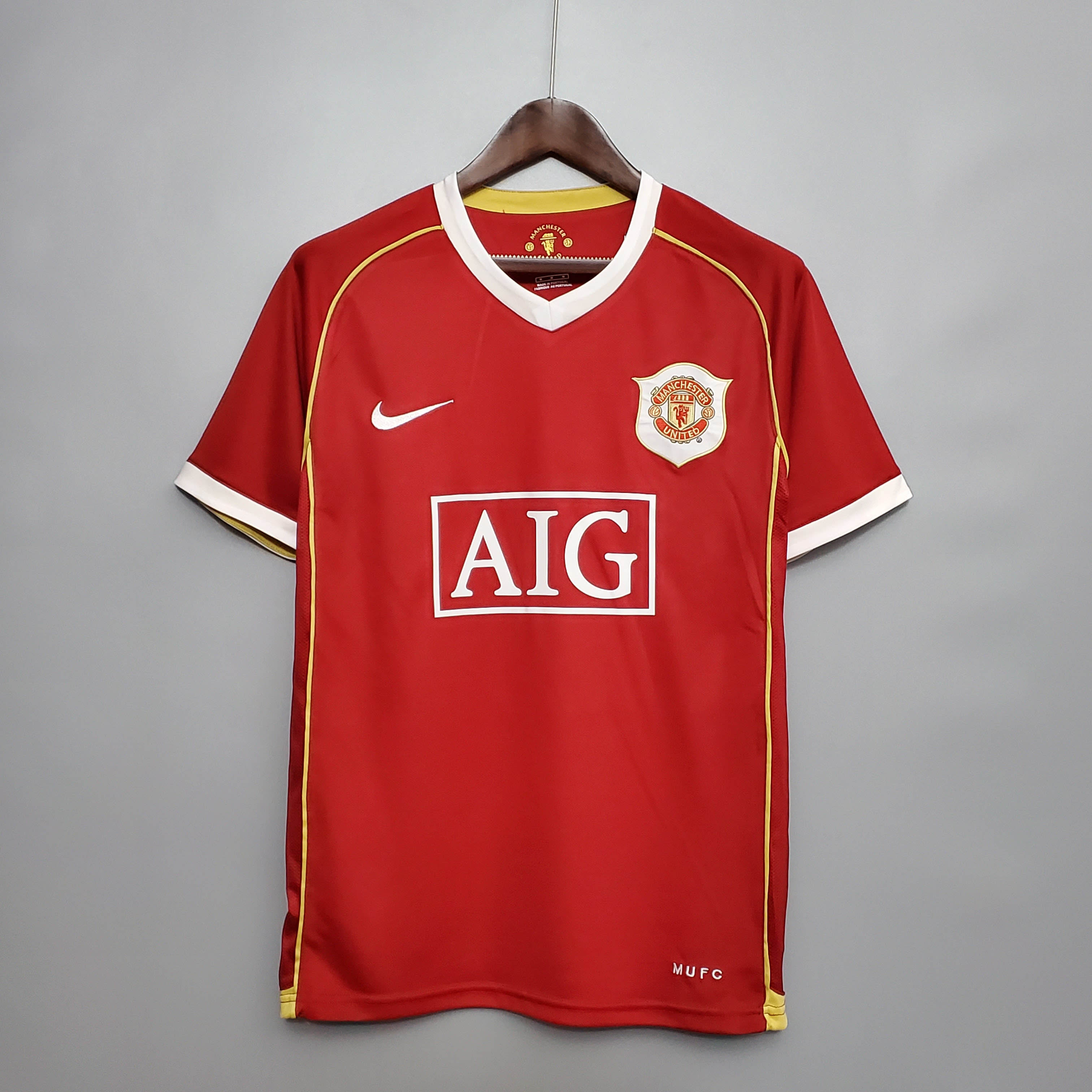 2006/2007 Retro Manchester United Home Football Shirt 1:1 Thai Quality:football jersey mysite: unitedjerseyfootball 邓江浪:football