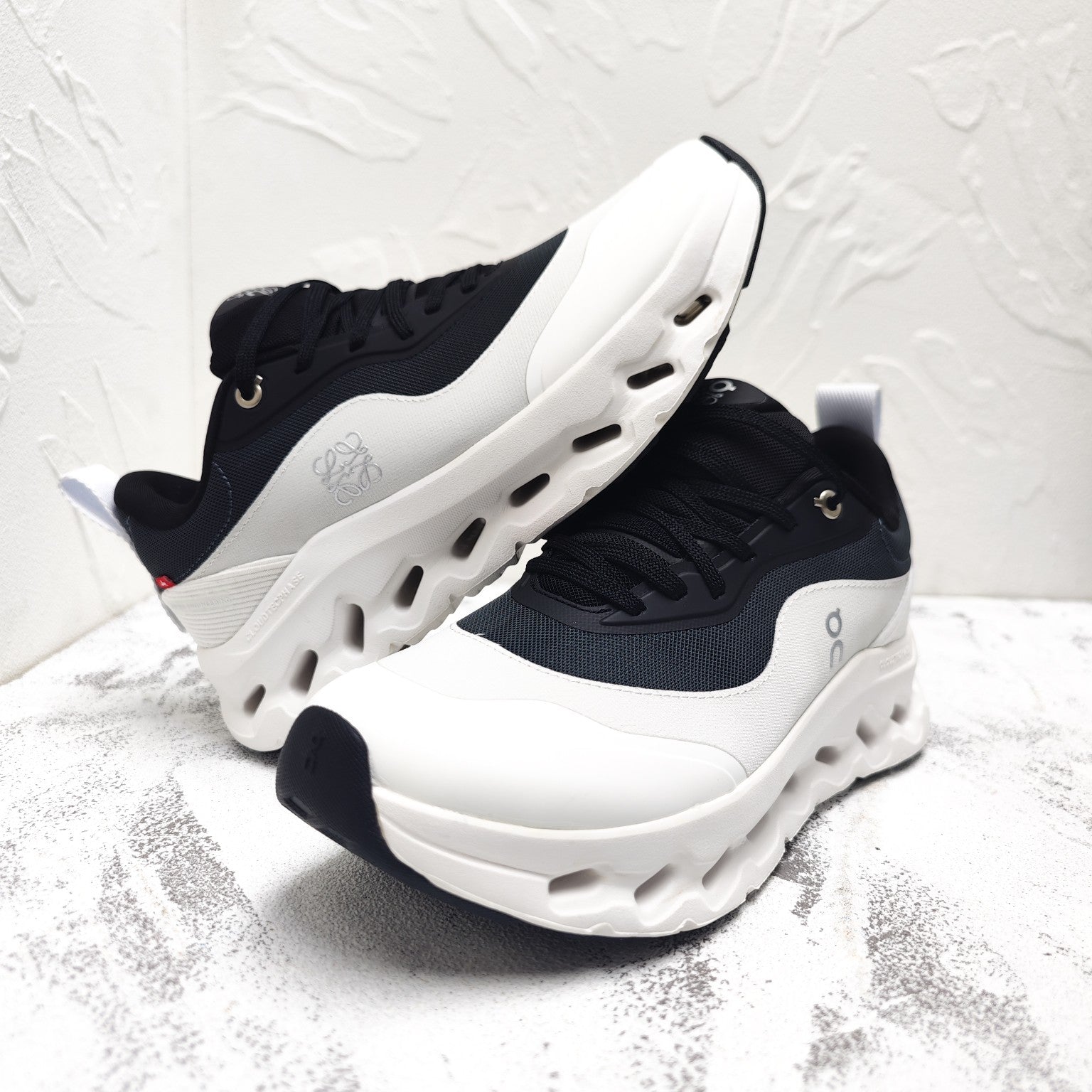 CLOUDTILT 2.0 SNEAKER PALE GRAY MIX BLACK CALFSKIN AND BREATHABLE MESH、mysite、Cacoeks