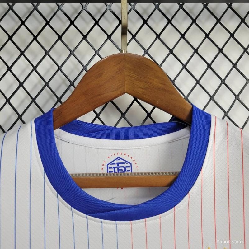 Higojerseys-France 2024 Away Stadium Kids Kit