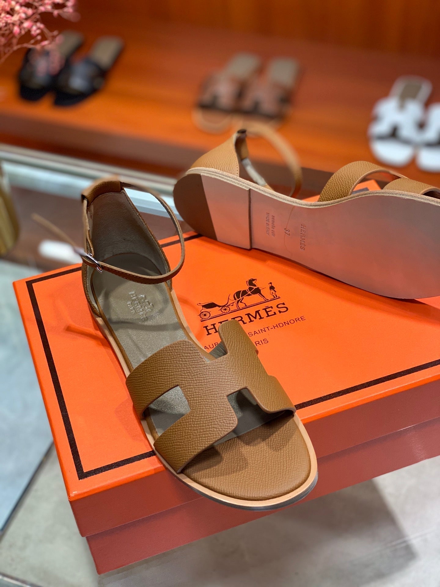 SANTORINI SANDAL COPPER CALFSKIN、mysite、Cacoeks