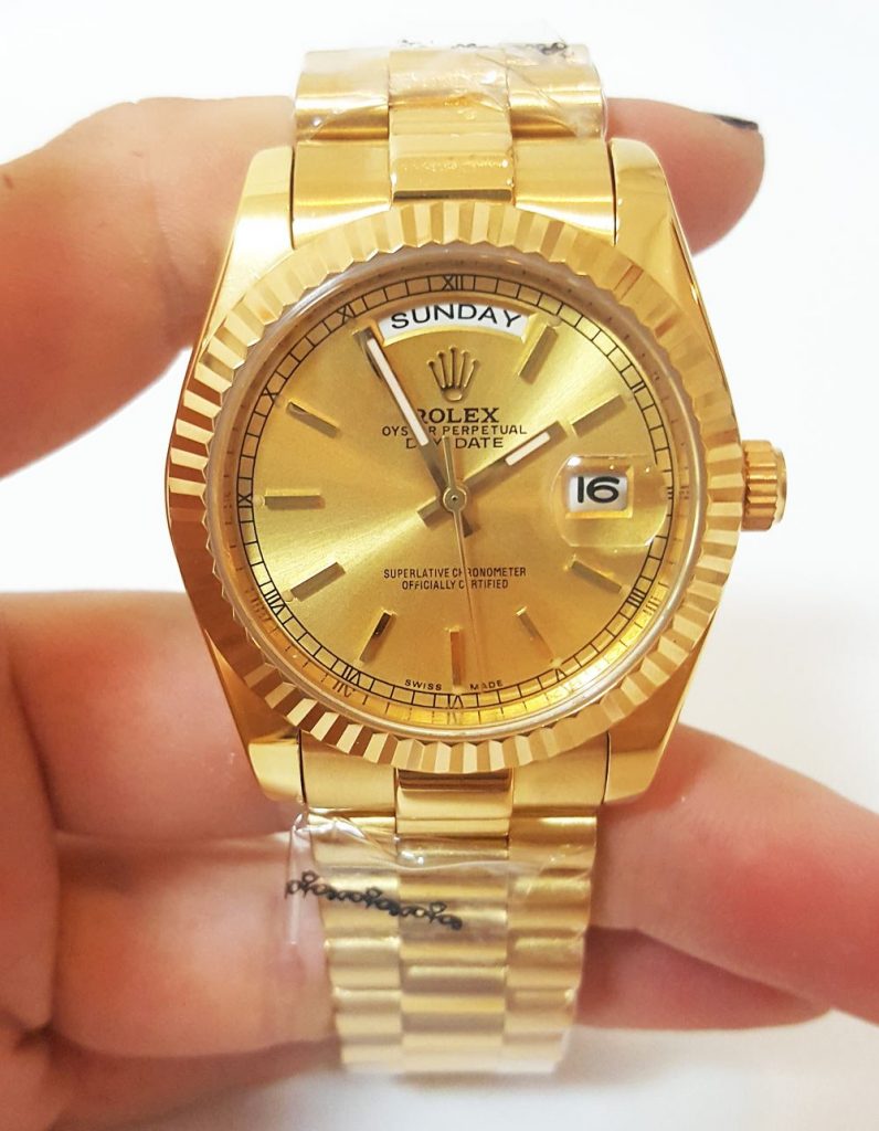 Replica Rolex Day-Date 36mm Champagne Dial 1803-fasswatch