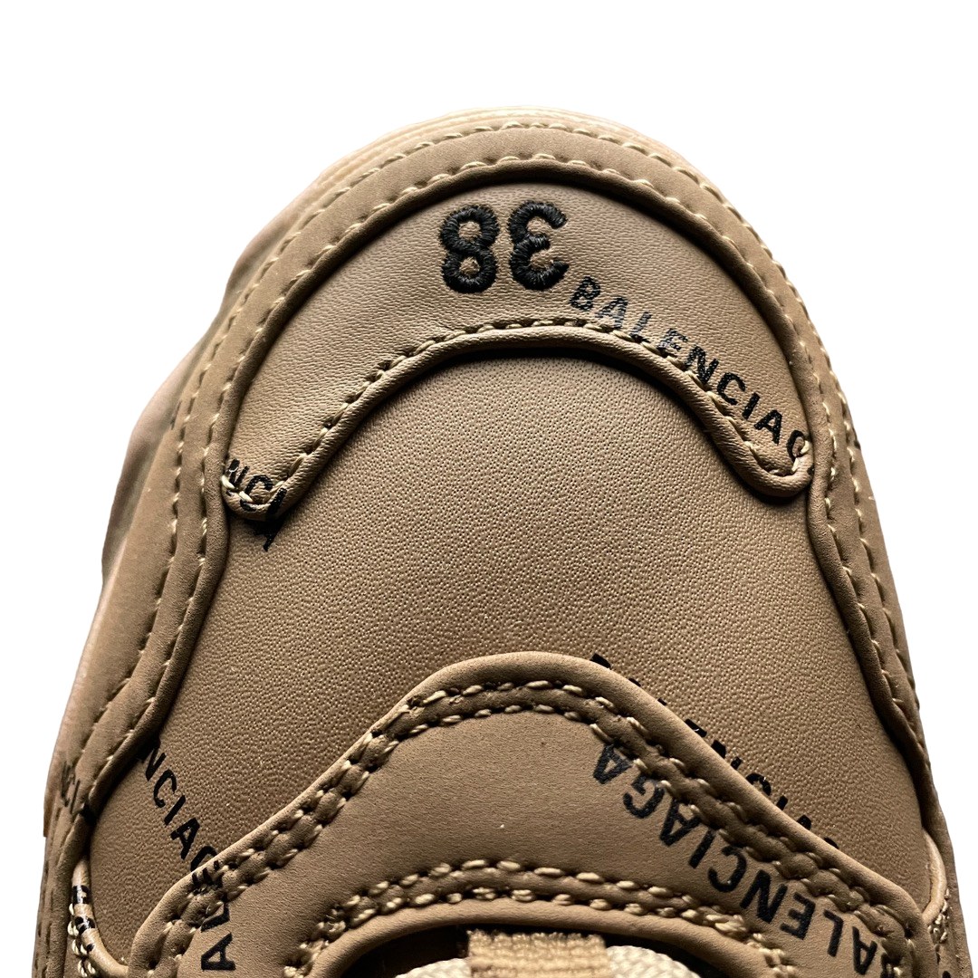 Balenciaga Triple S Sneaker In Brown、mysite、Cacoeks