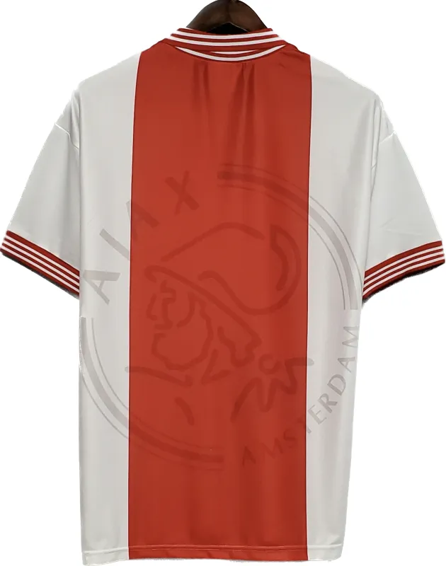 95-96 Ajax Home soccer jersey-Retro version: Ajax 24-25 Home Stadium Jersey - Fans Version mysite: Adidas luxuryfootballshirts.com: https://www.luxuryfootballshirts.com/