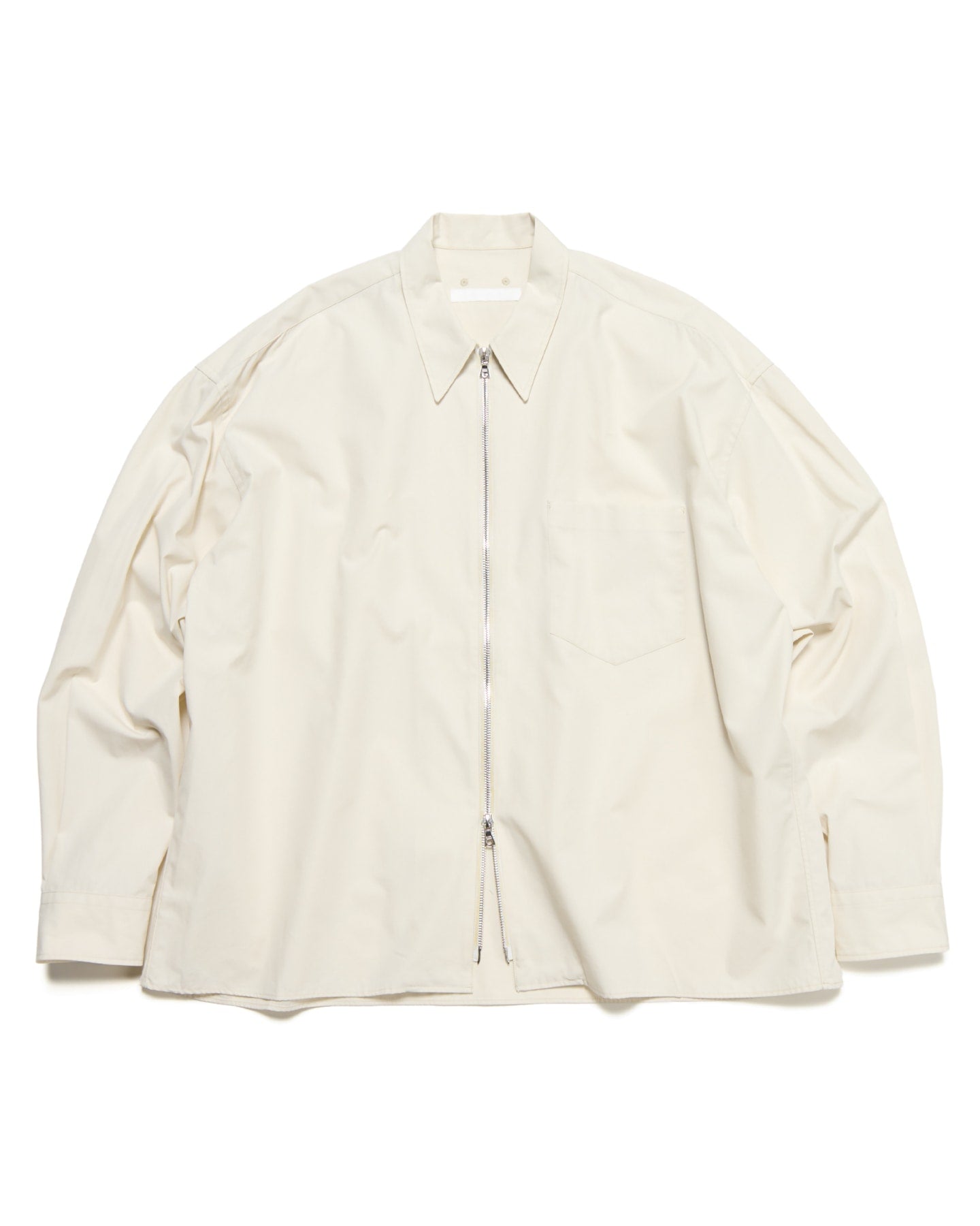 SOPHNET. 25S/S ORGANIC COTTON ZIP SHIRT  SOPH-250030 