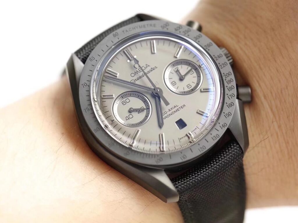 Đồng Hồ Omega Speedmaster Replica 11 Màu Đen Vỏ Gốm OM 44mm (1)
