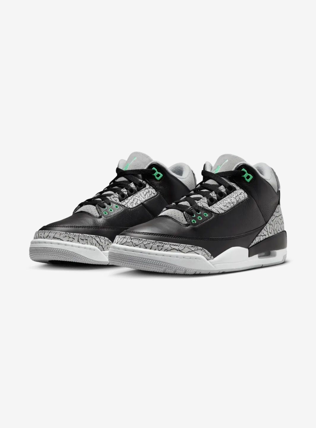 Air Jordan 3 Retro Green Glow、JORDAN、Cacoeks