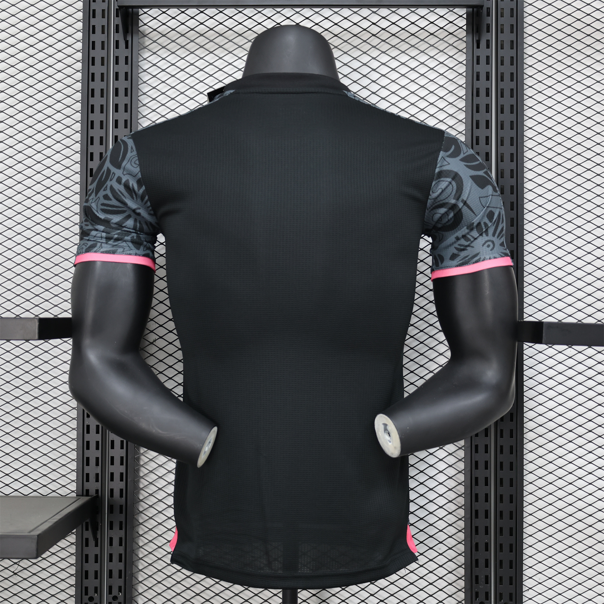 Higojerseys-FC Palestina 24-25 Black Flowers Jersey - Player Version