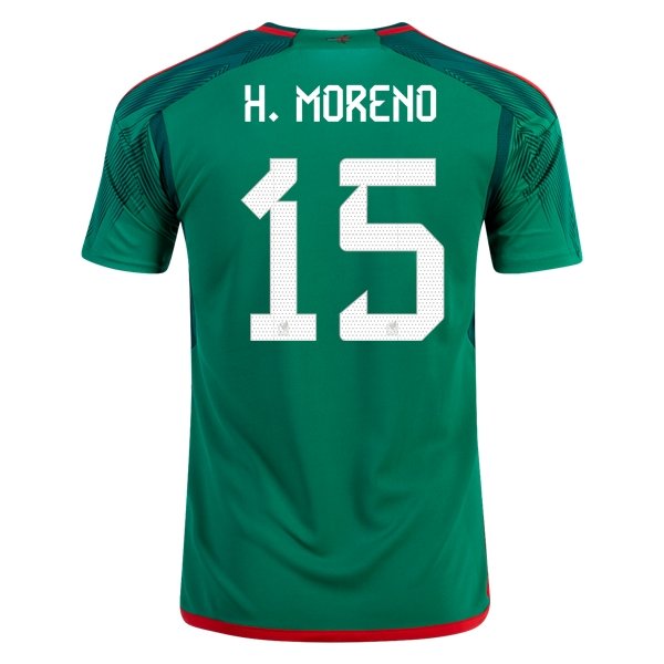 2022 Hector Moreno #15 Mexico Home Jersey-mysite Custom Football Kit- Nextkits