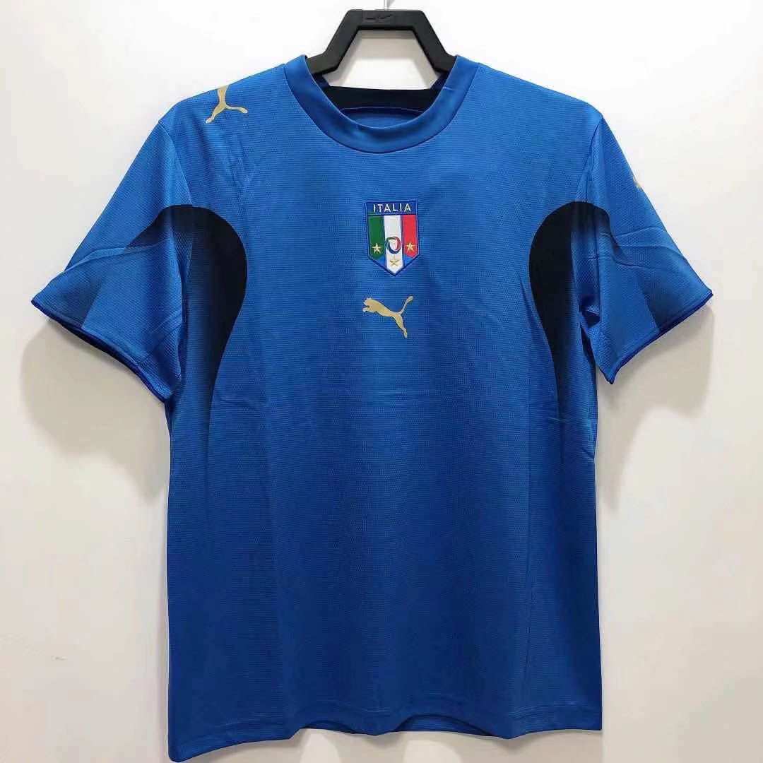 2006 Retro Italy Home Soccer Shirt-mysite Custom Football Kit- Nextkits