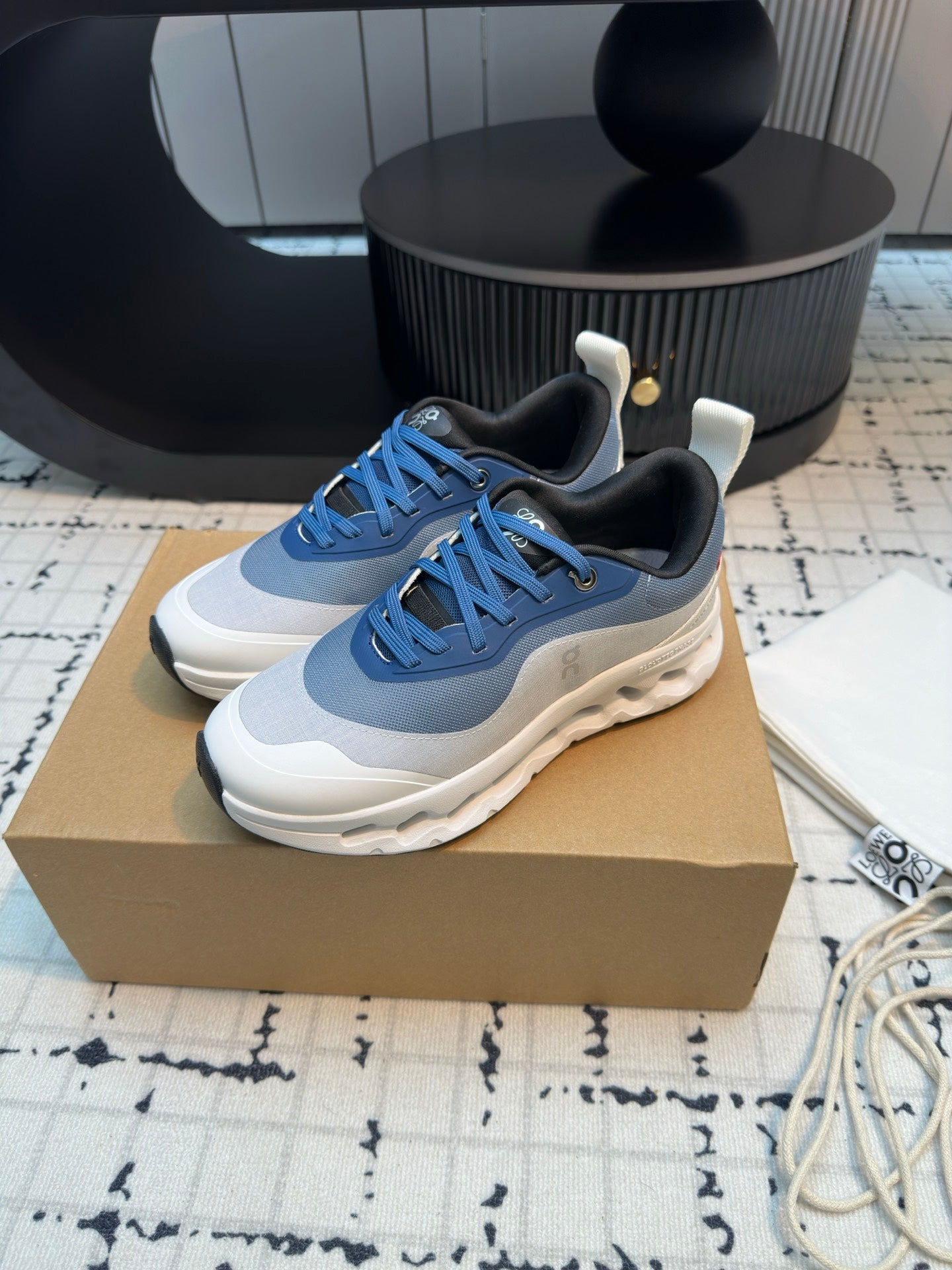 LW CLOUDTILT 2.0 SNEAKER WHITE AND BLUE POLYESTER、mysite、Cacoeks