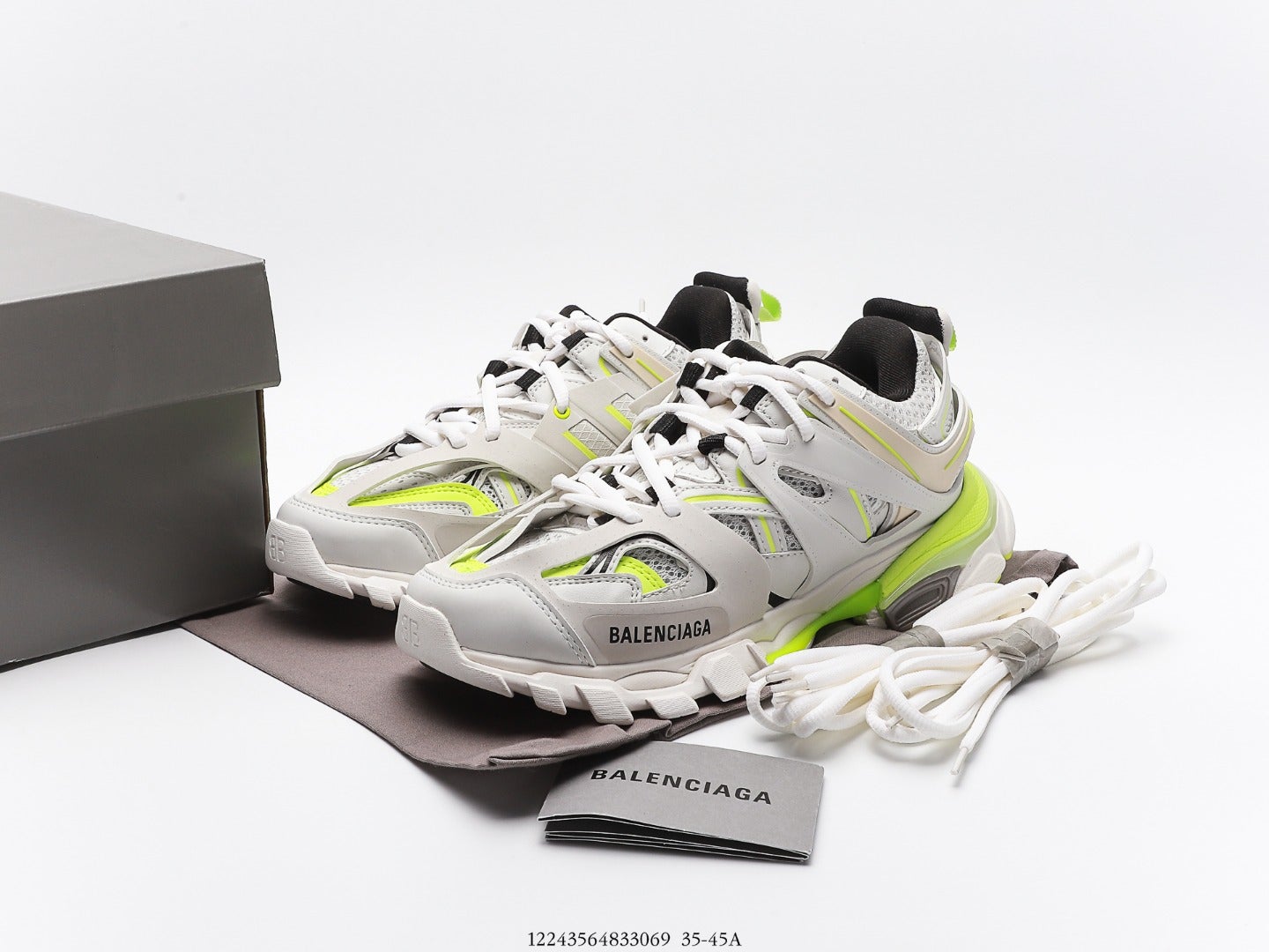 Balenciaga Track Trainer White Fluo Yellow、mysite、Cacoeks
