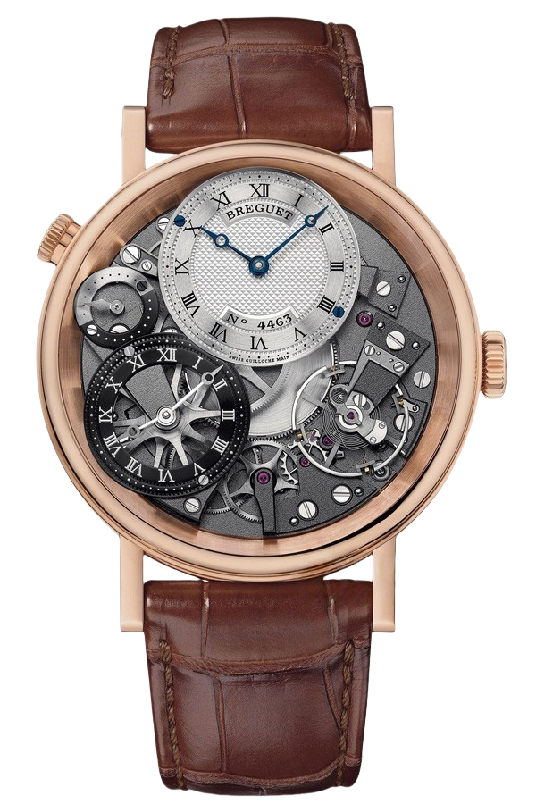 Breguet Tradition GMT Ref. 7067BR/G1/9W6 Super Clone Watch – Rose Gold Openworked Dial Dual Time Fake Replica