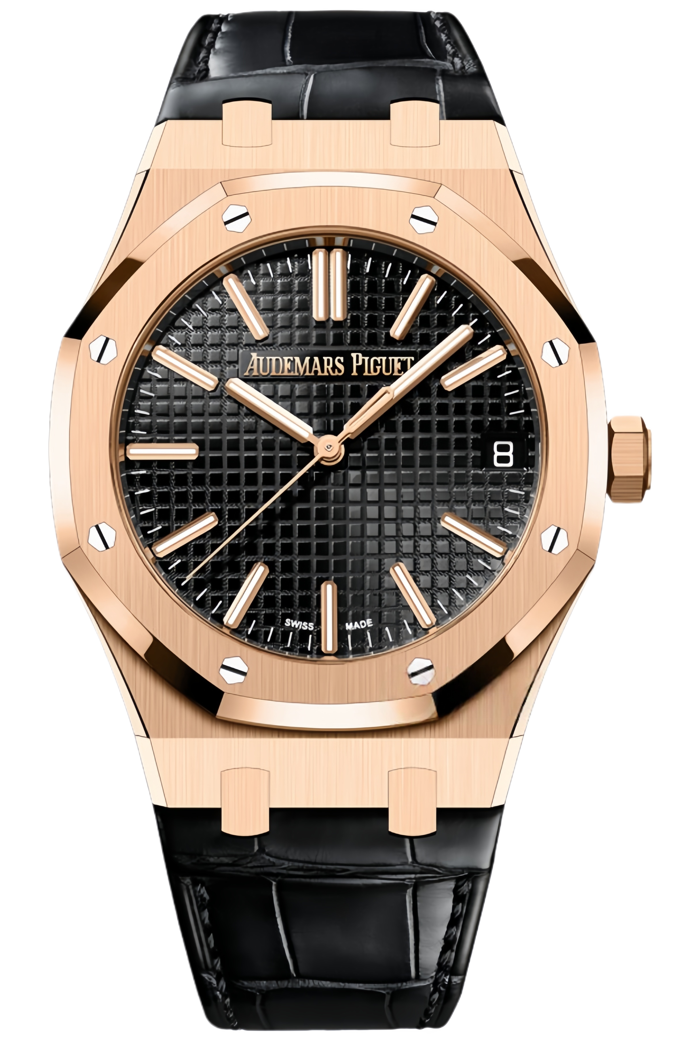 Audemars Piguet Royal Oak Ref. 15510OR.OO.D002CR.02 Super Clone Watch – Rose Gold Grey Dial Swiss Replica