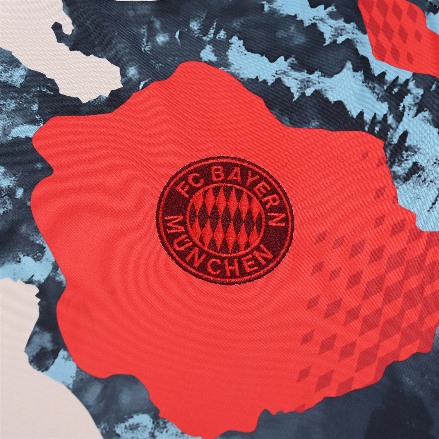 UltraTrikot-Bayern Munich 24-25 Pre-Match Short-Sleeve Training Set - CamouflageTop & Black Shorts