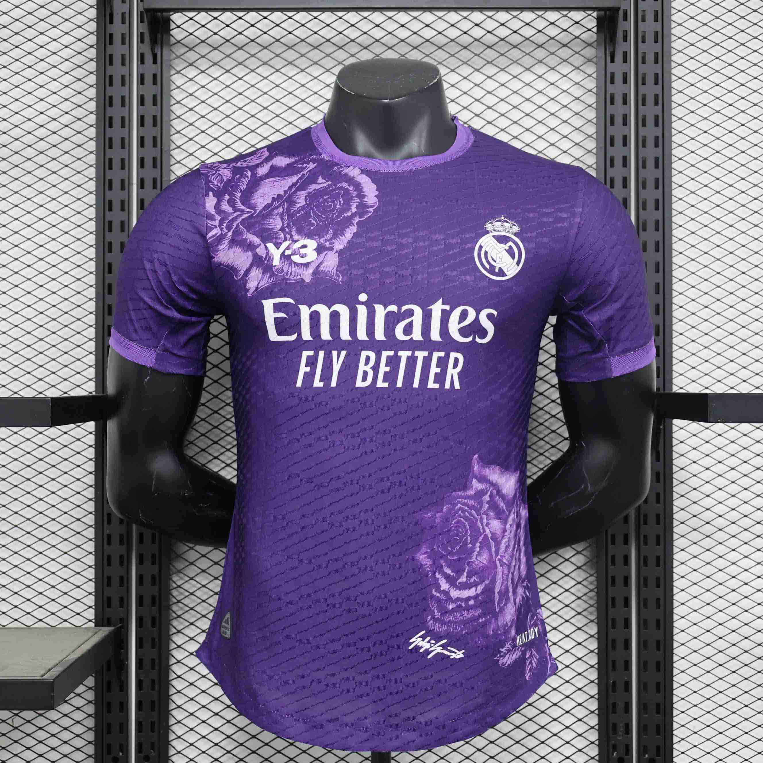 2024/2025 Player Version Real Madrid Y-3 Special Edition Purple Football Shirt-mysite Custom Football Kit- Nextkits