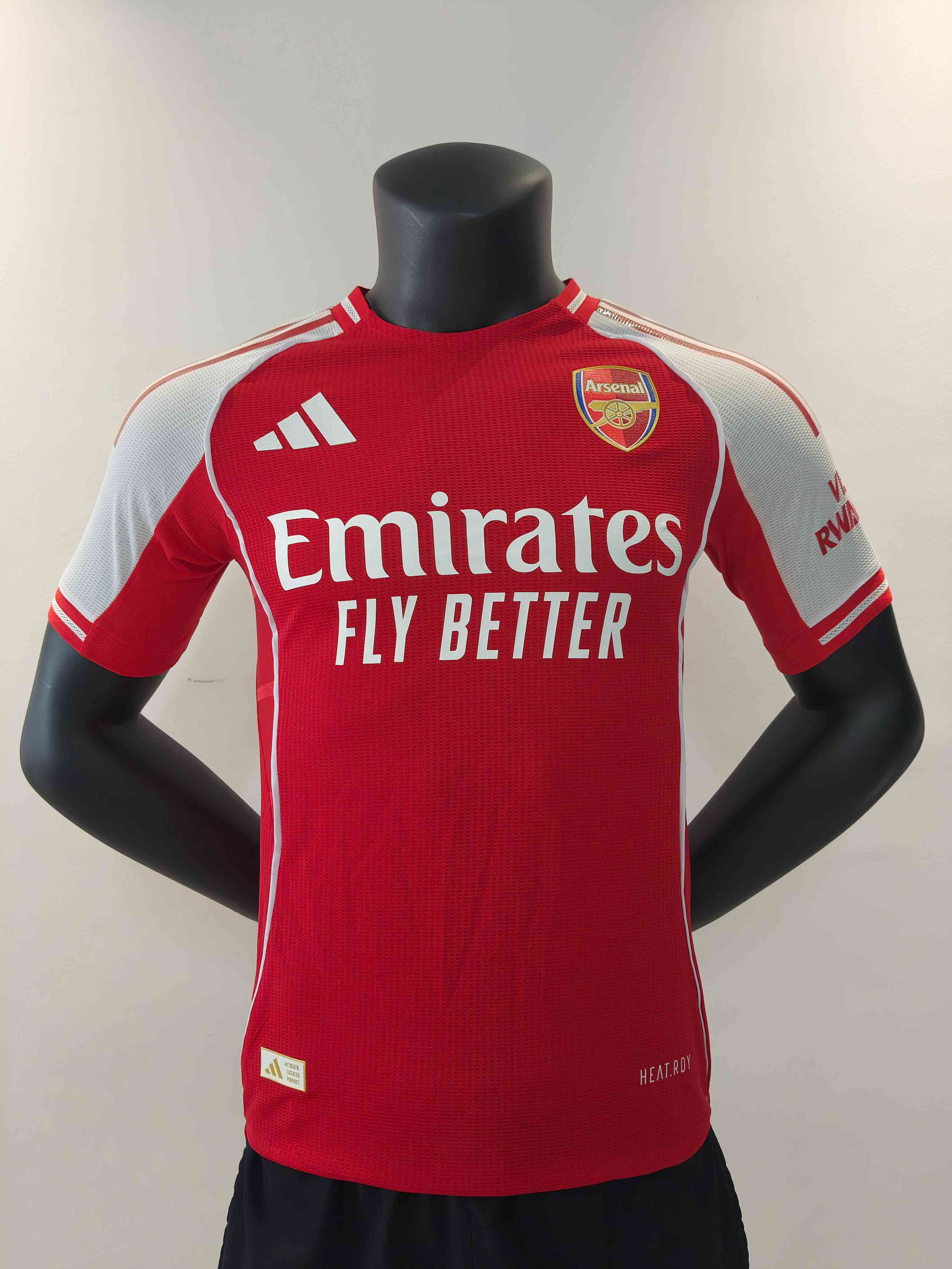 25/26 Player Version Arsenal Home Football Shirt-mysite Custom Football Kit- Nextkits