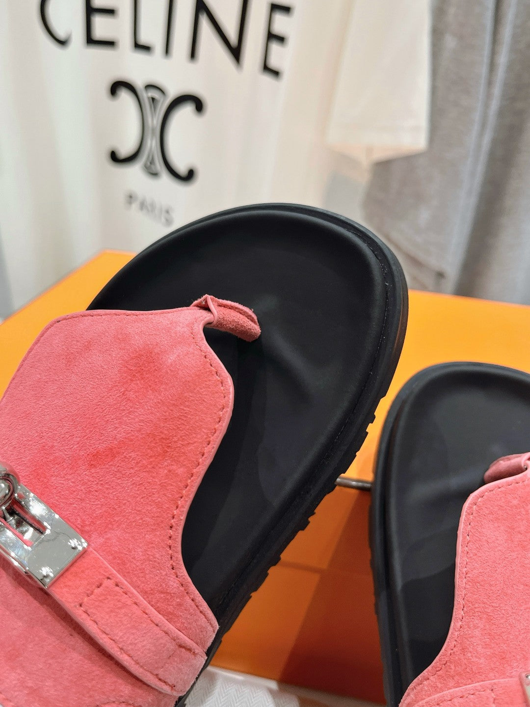 EMPIRE SANDAL BLACK MIX PINK SUEDE、mysite、Cacoeks