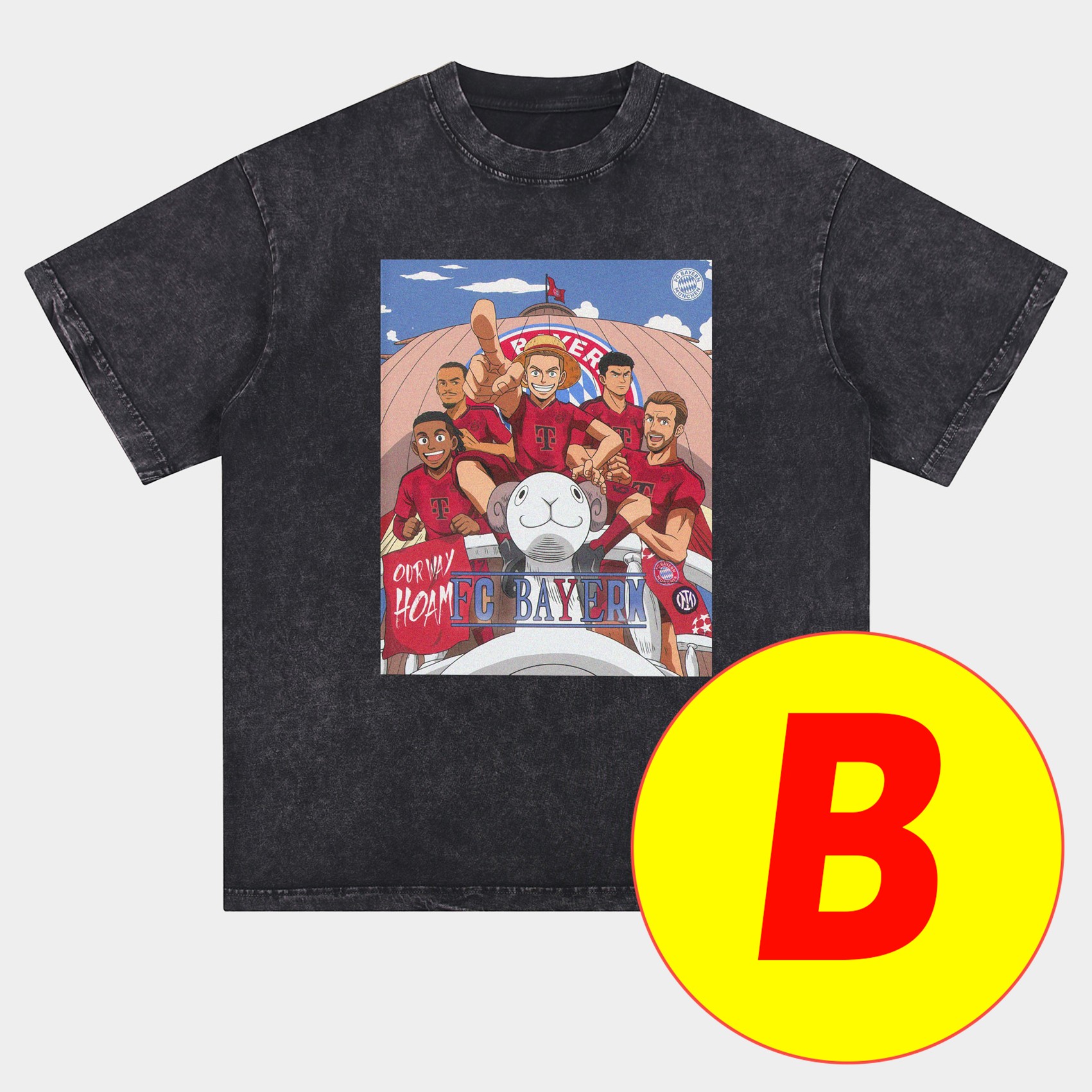 Higojerseys-Bayern Munich Müller‘s Personal Highlights Oversized Washed T-Shirt