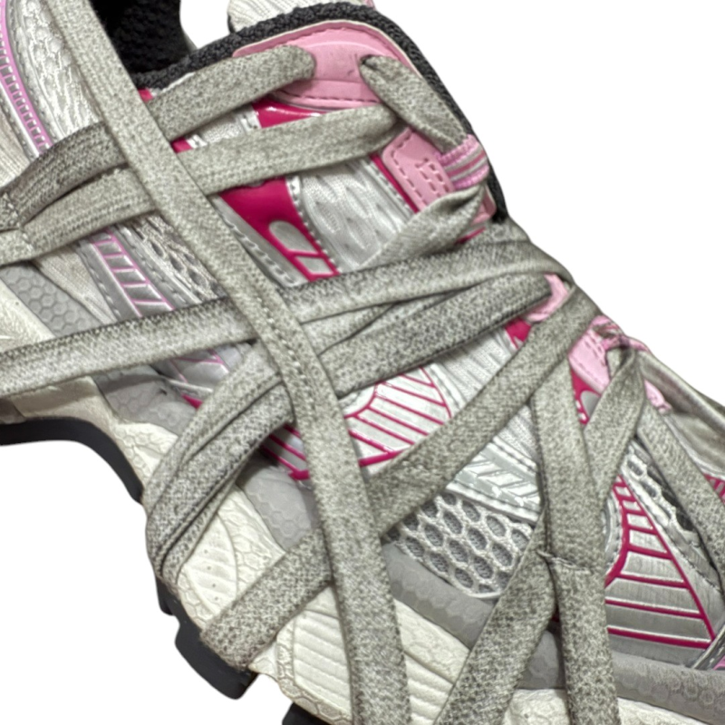 Balenciaga 3XL Extreme Lace Sneaker in White Grey Pink、mysite、Cacoeks