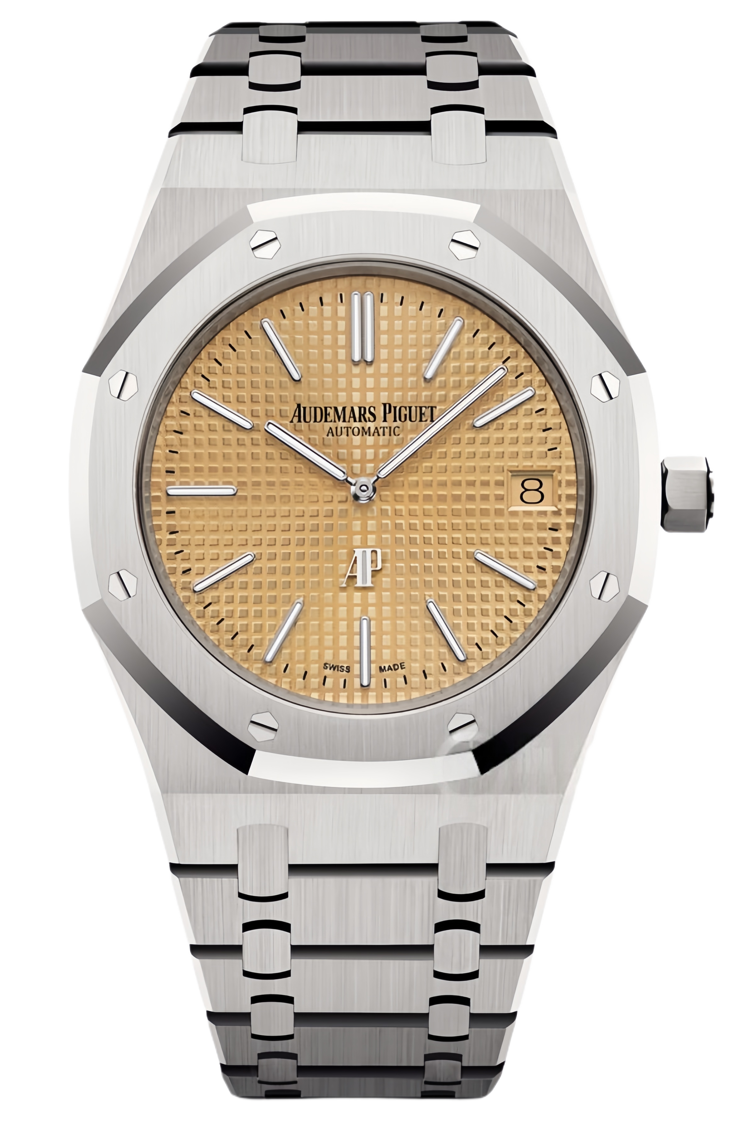 Audemars Piguet Royal Oak “Jumbo” Extra-Thin Ref. 15202BC.OO.1240BC.01 Super Clone Watch – 39mm White Gold Case Blue Dial Swiss Replica