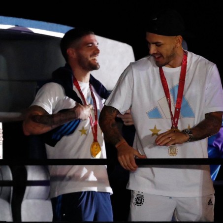 Higojerseys-Three Star Argentina Champion Shirt 2022 World Cup