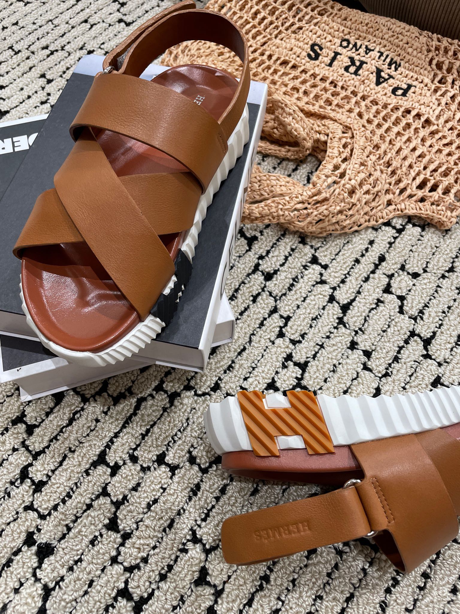 ELECTRIC SANDAL CHOCOLATE CALFSKIN、mysite、Cacoeks