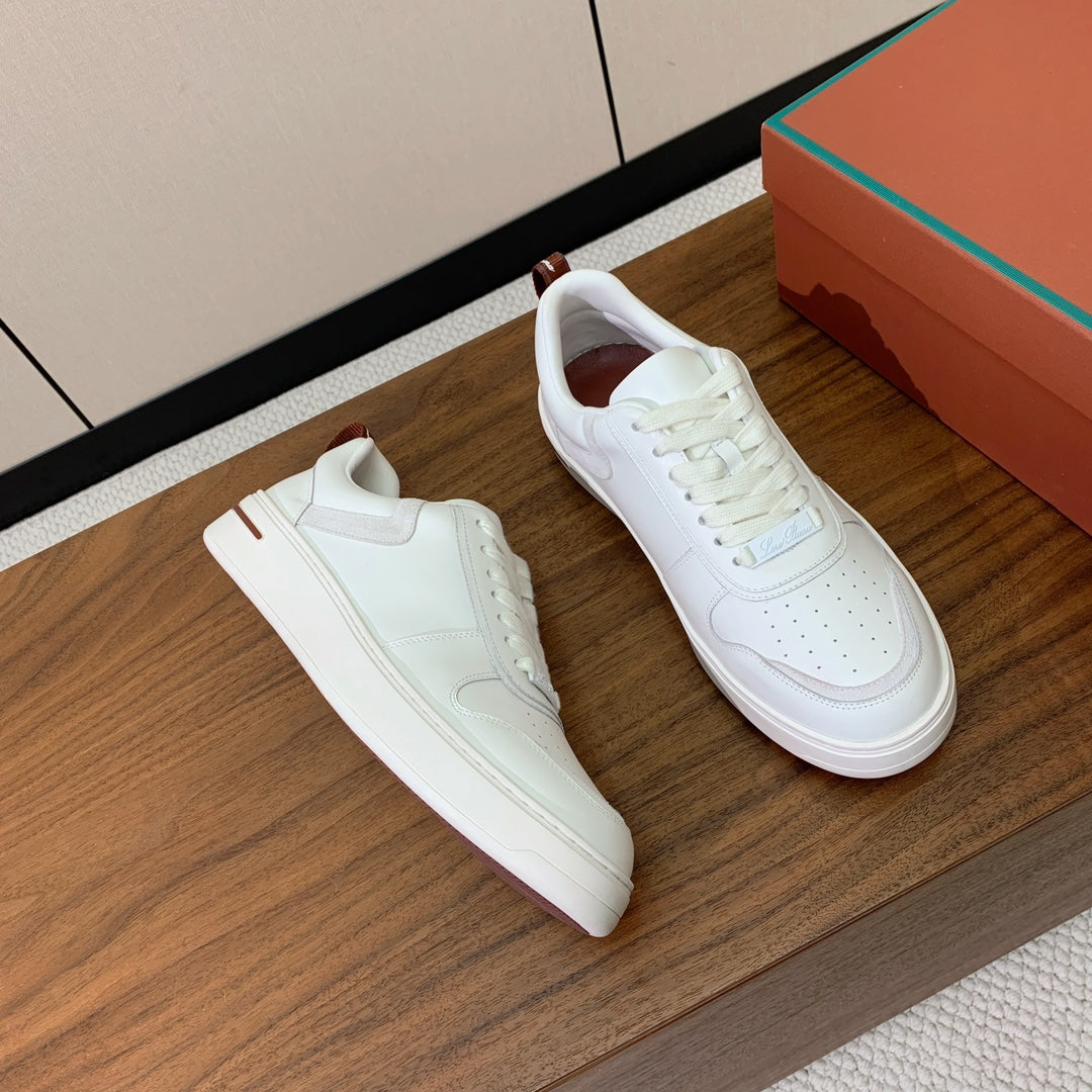 LP SNEAKERS IN WHITE CALFSKIN、mysite、Cacoeks