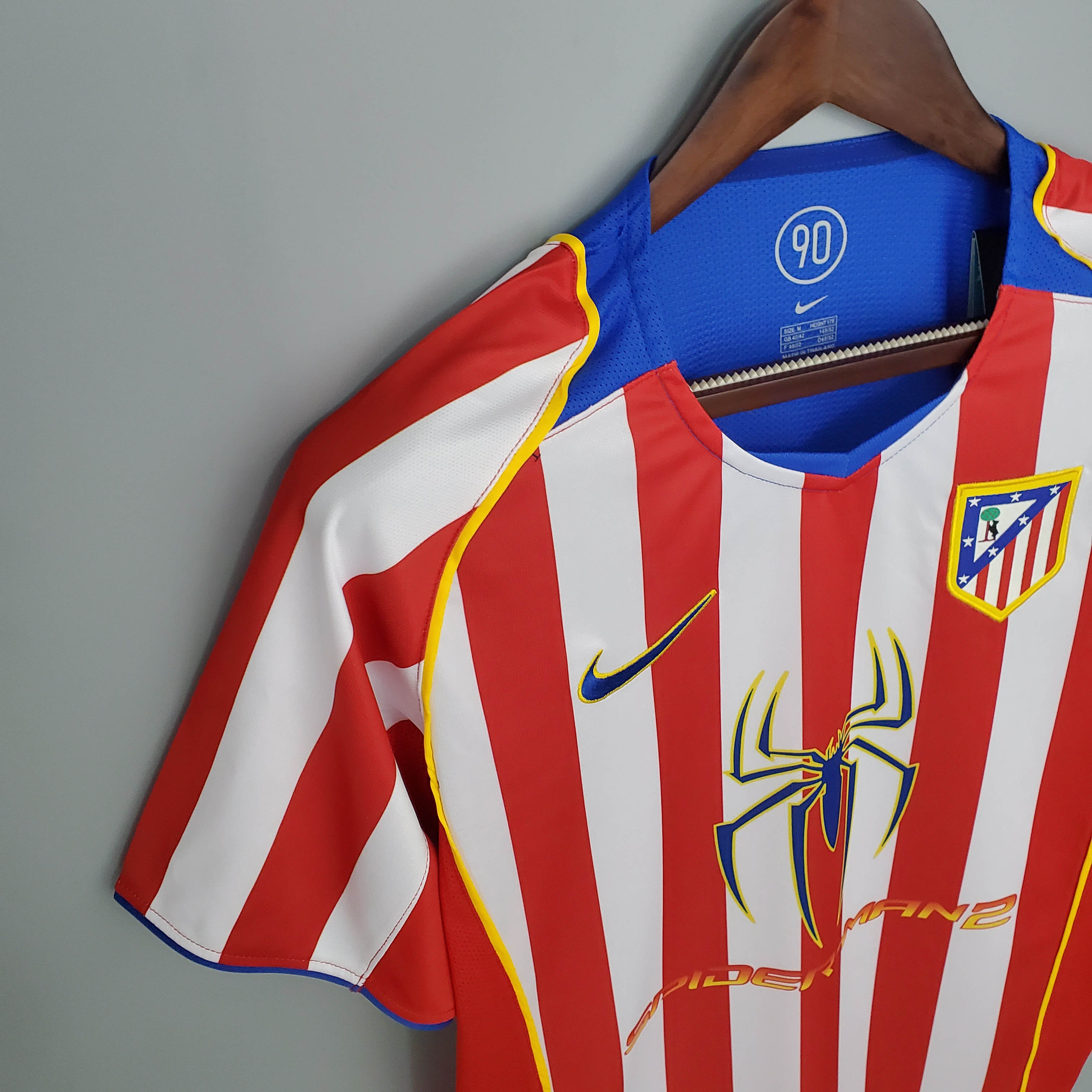 2004/2005 Retro Atletico Madrid Home Soccer Jersey 1:1 Thai Quality:football jersey mysite: unitedjerseyfootball 邓江浪:football