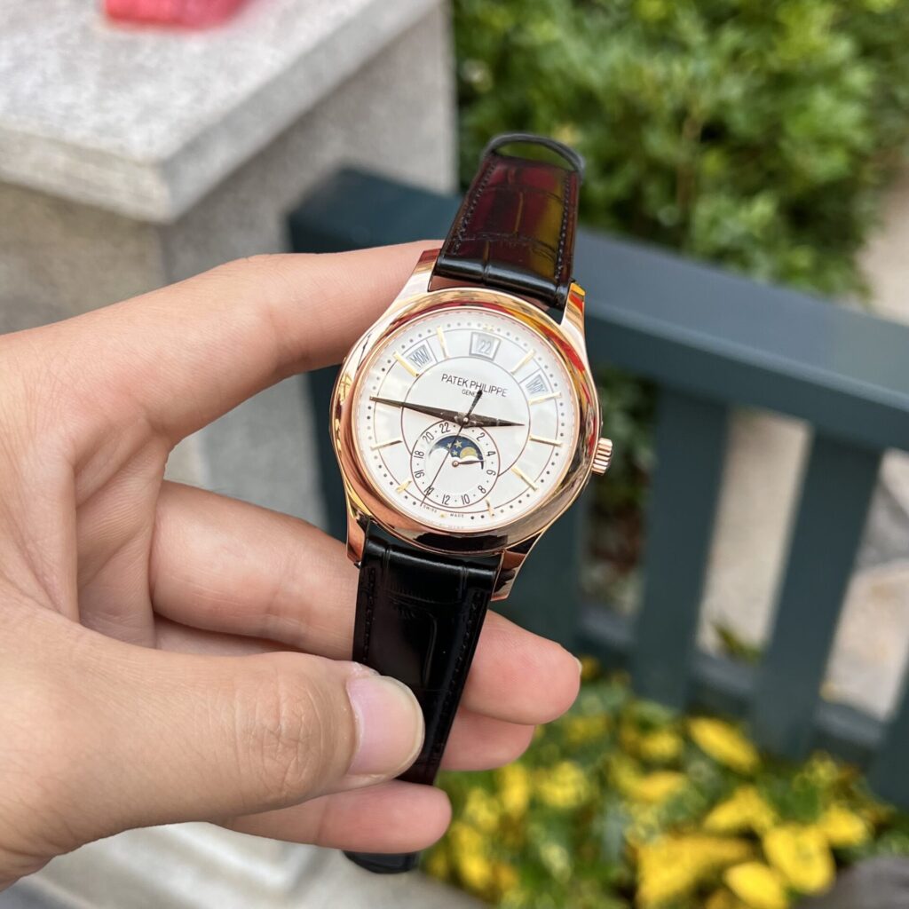 Đồng Hồ Patek Philippe 5205R Bọc Vàng Hồng 18K Replica 11 40mm (1)