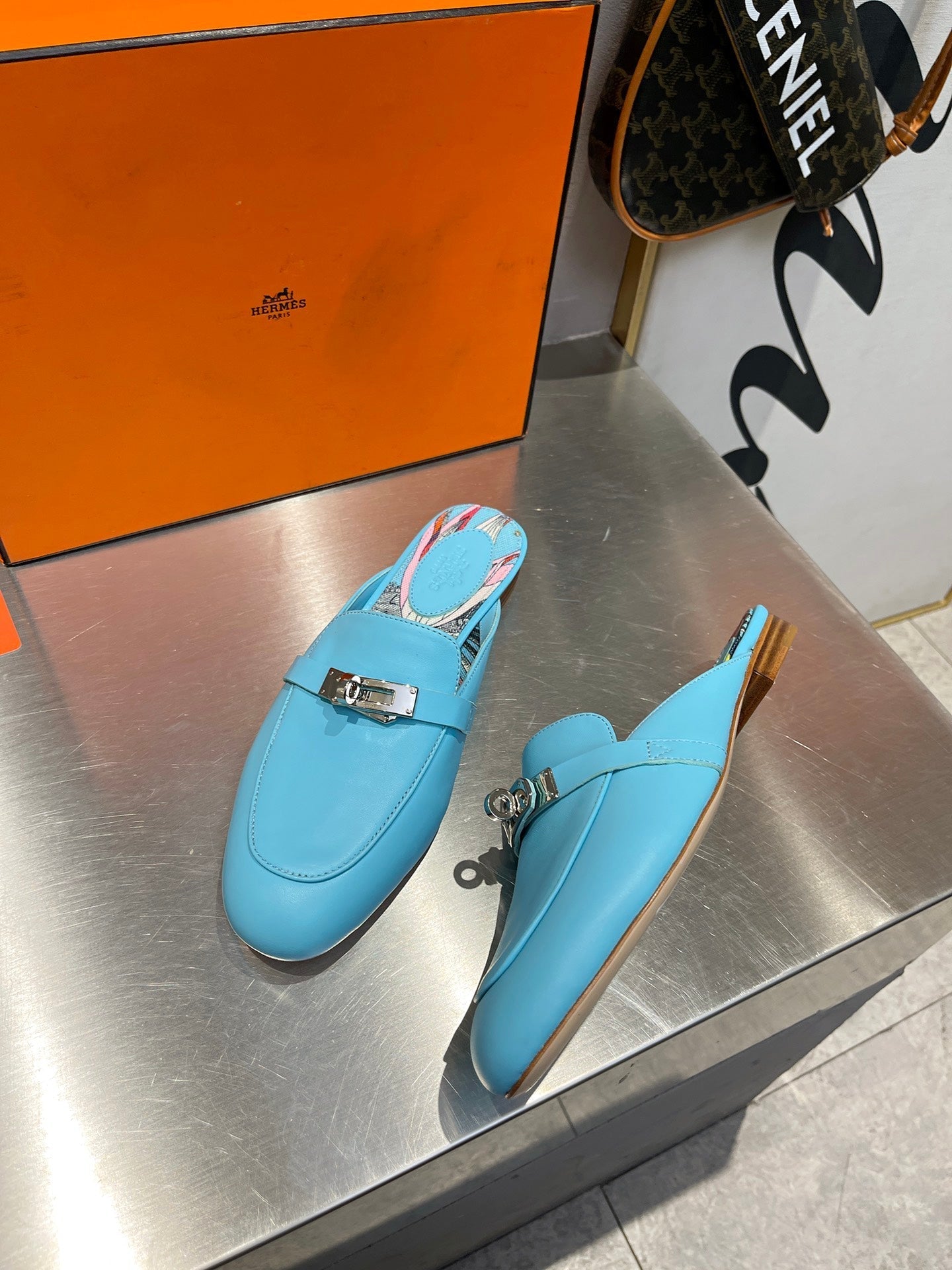 0Z MULE SKY CALFSKIN WITH PATTERN、mysite、Cacoeks