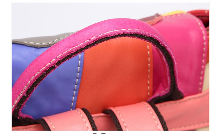 Handle Display of Woosir Soft Leather Ladies Backpack