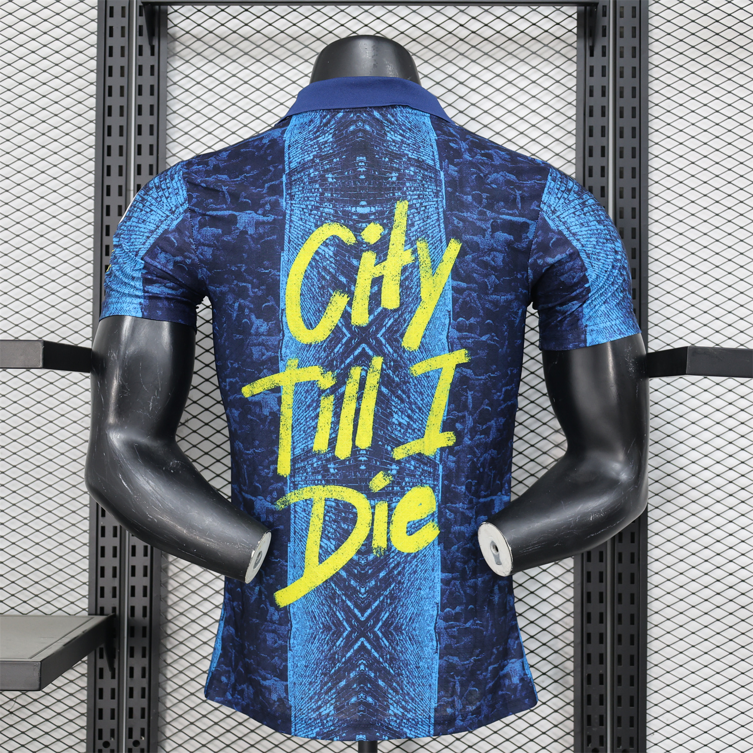 UltraTrikot-Manchester City 24-25 Blue Graffiti Special Edition Jersey - Player Version