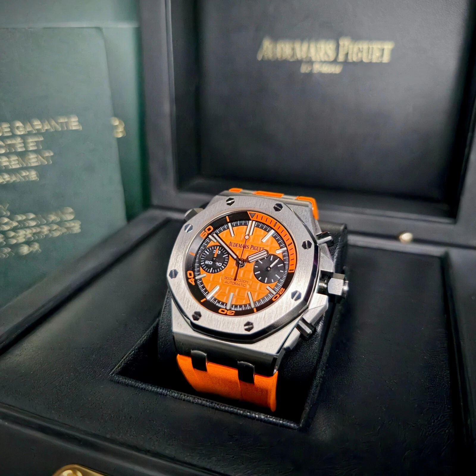 Audemars Piguet Royal Oak Offshore Diver Ref. 26703ST.OO.A070CA.01 Super Clone Watch – Orange Dial Fake Replica