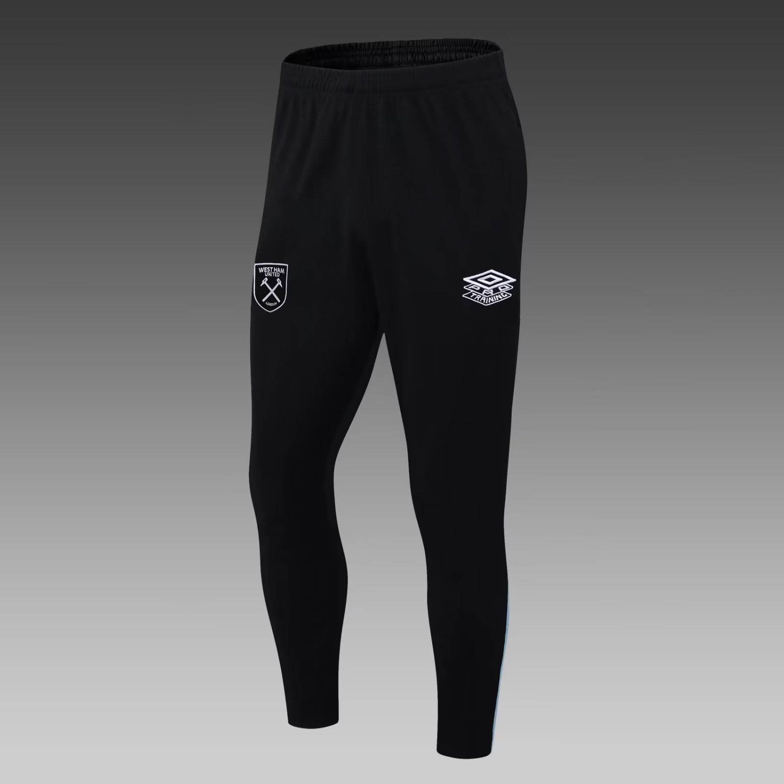 2023/2024 West Ham United Half-Pull Training Suit Light Blue Football Shirt 1:1 Thai Quality Set:football jersey mysite: unitedjerseyfootball 邓江浪:football