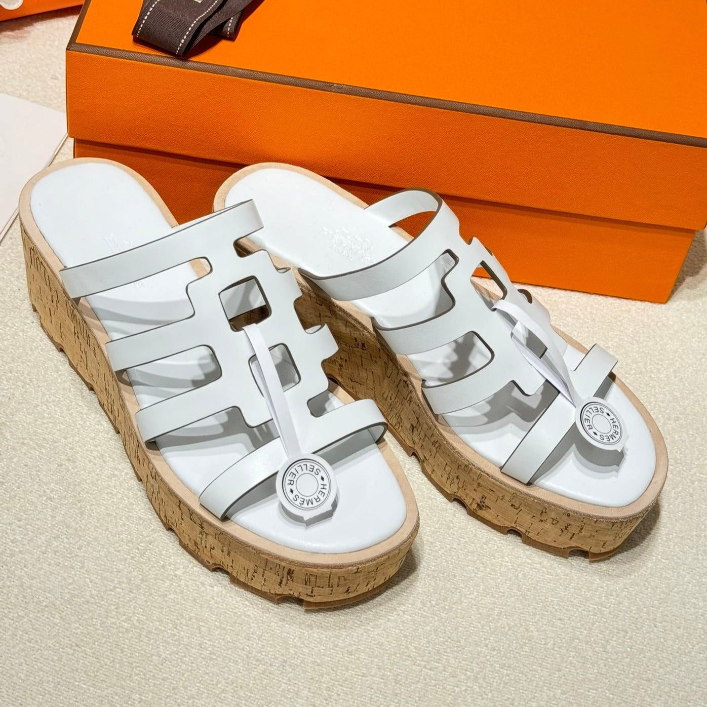 ISABELLA SANDAL WHITE CALFSKIN、mysite、Cacoeks