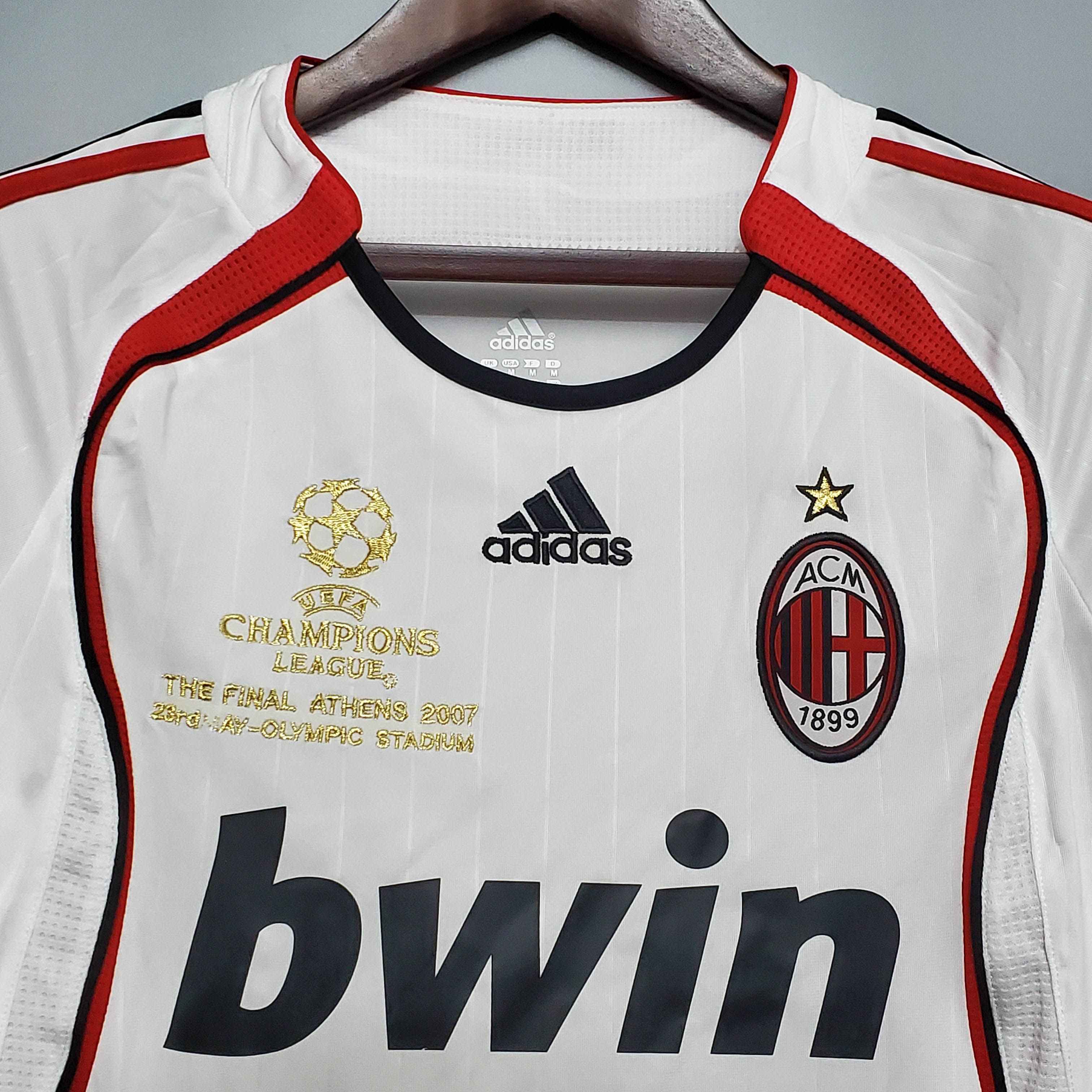 2006/2007 Retro Long Sleeve AC Milan Away Football Shirt 1:1 Thai Quality:football jersey mysite: unitedjerseyfootball 邓江浪:football