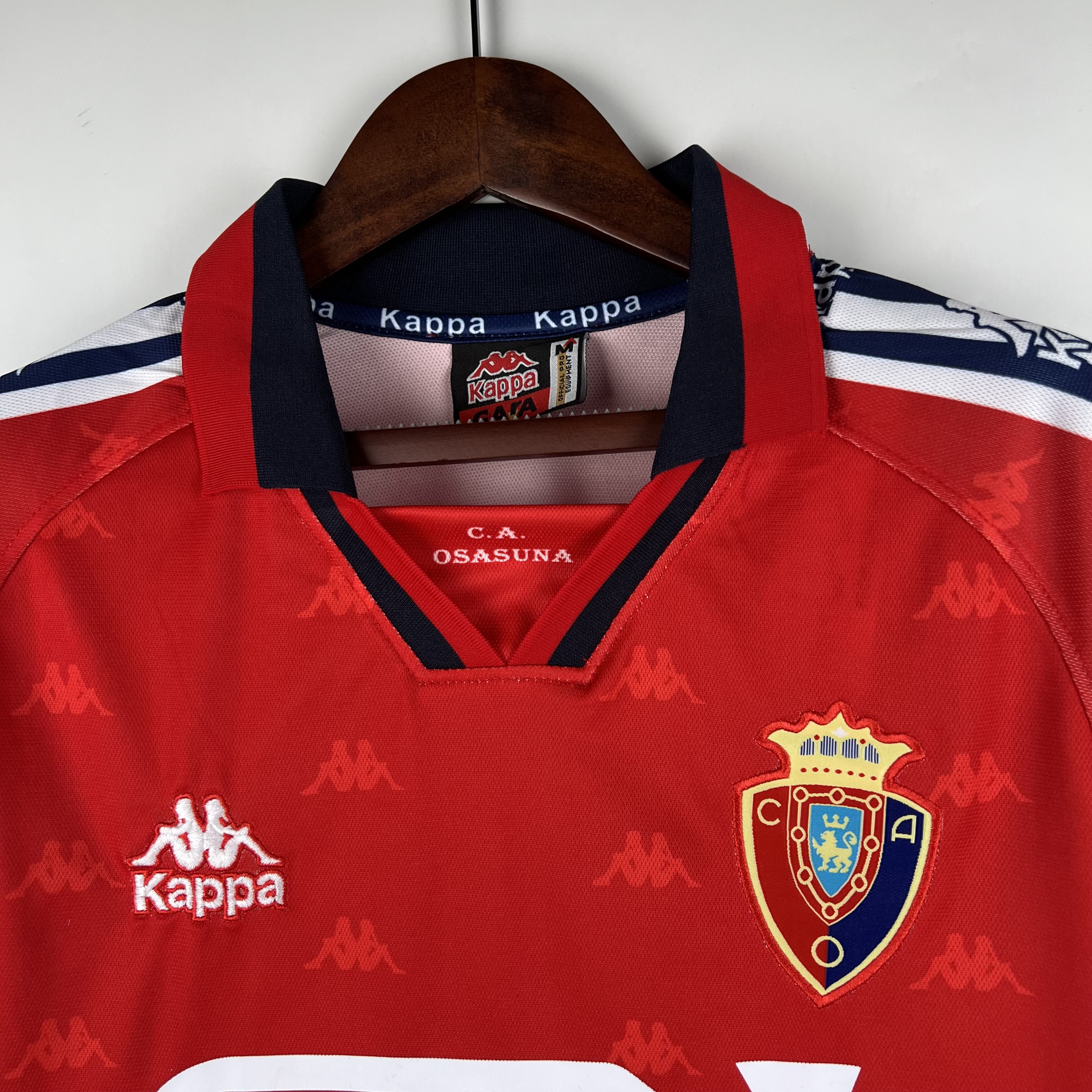 GlobeJersey-Retro Osasuna 1995-97 Home Stadium Jersey