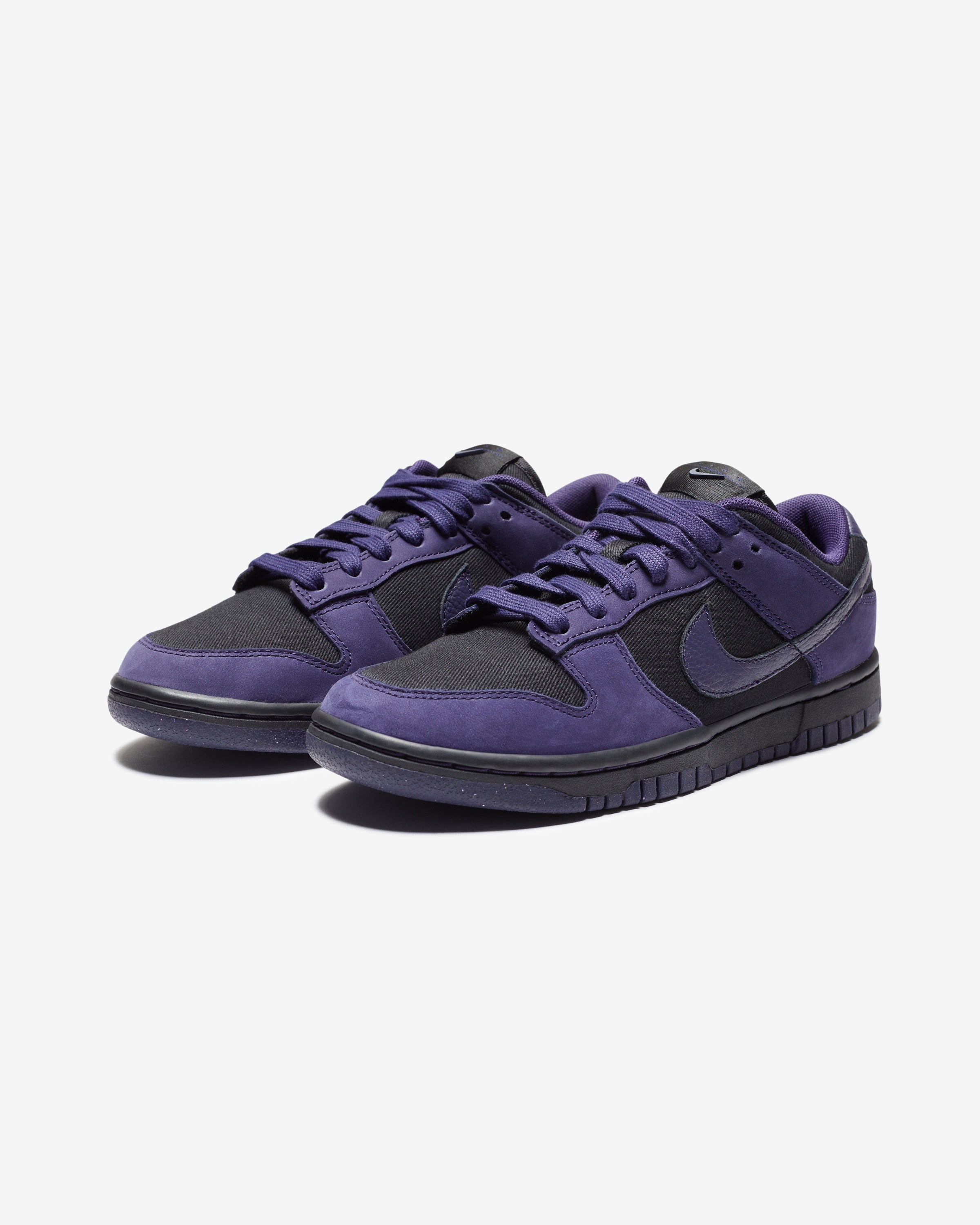 NIKE WOMEN'S NIKE DUNK LOW LX NBHD - BLACK/ PURPLEINK