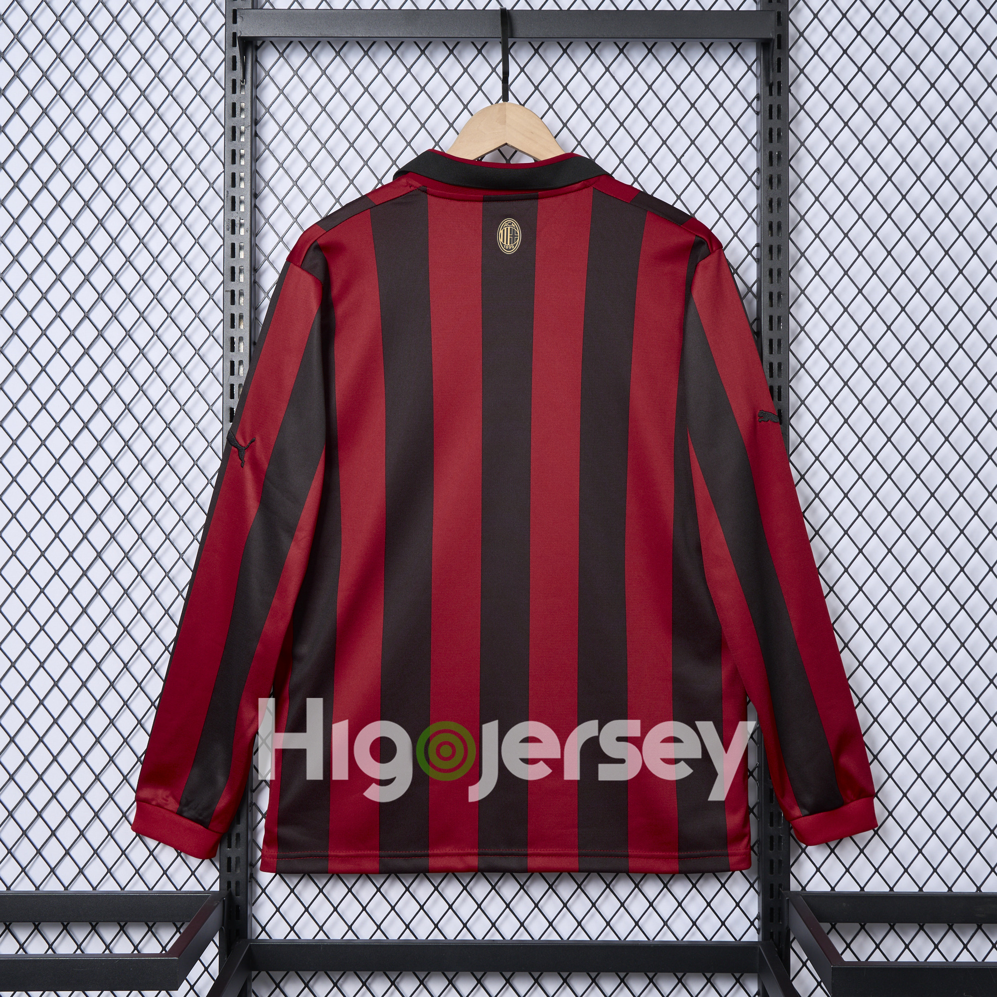 Higojerseys-AC Milan 24-25 125th Anniversary Long Sleeves Red Jersey - Fans Version