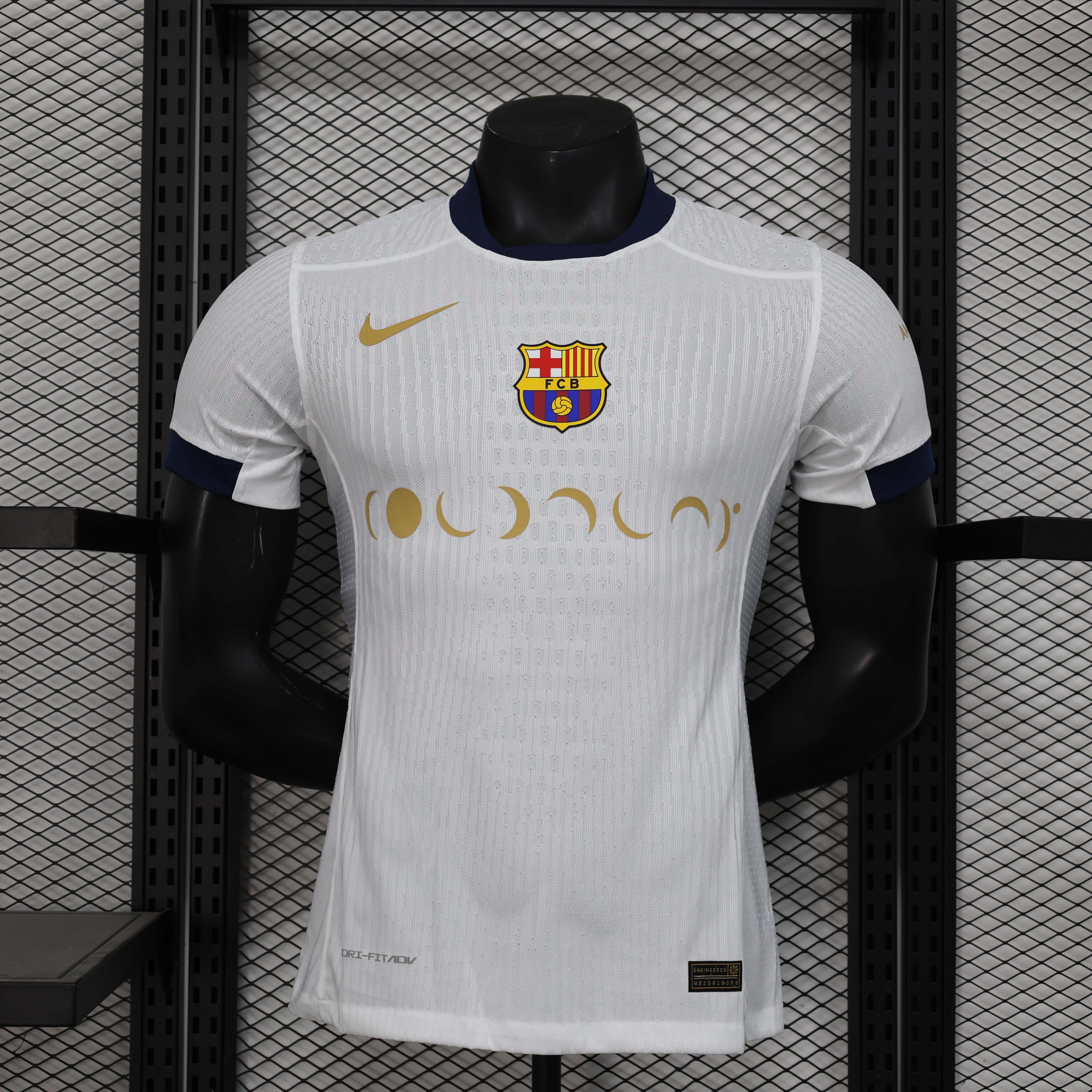 2025/2026 Player Version Barcelona Special Edition White Football Shirt 1:1 Thai Quality:football jersey mysite: unitedjerseyfootball 邓江浪:football